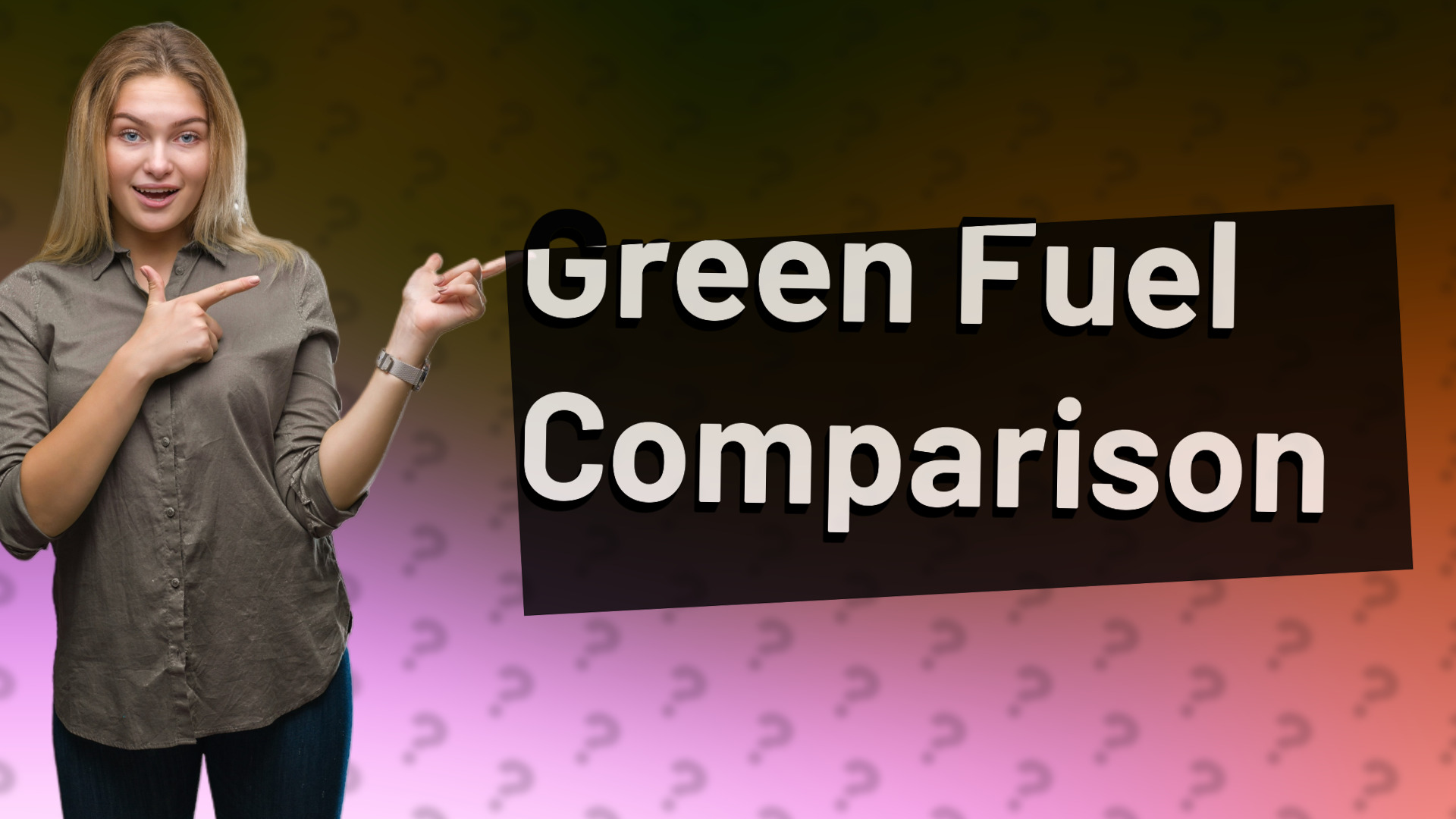 Green Fuel Comparison