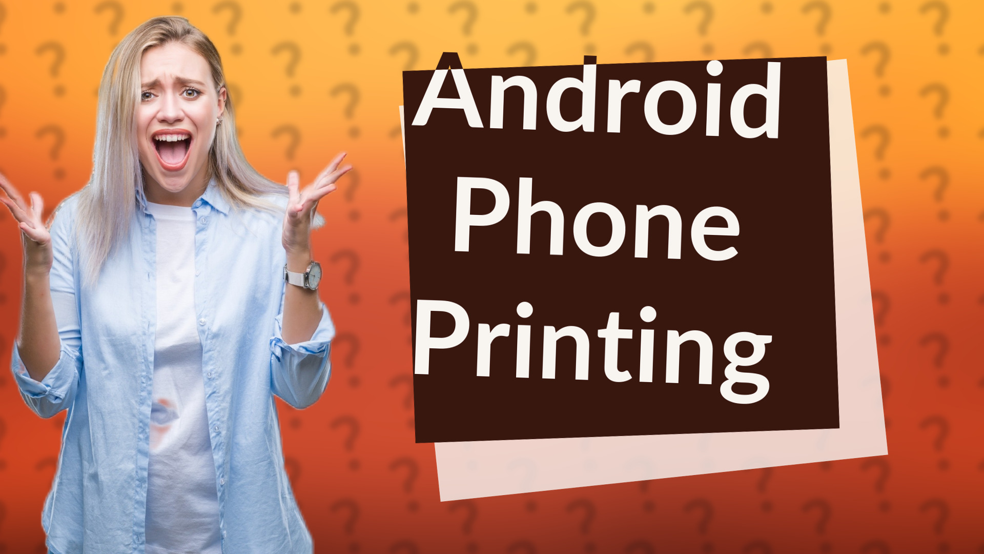 Android Phone Printing