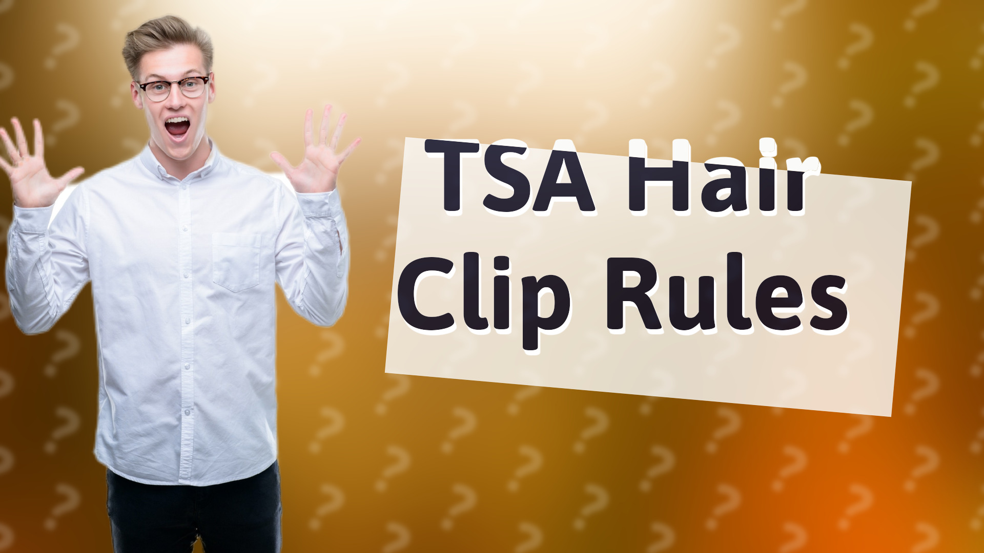 TSA Hair Clip Rules