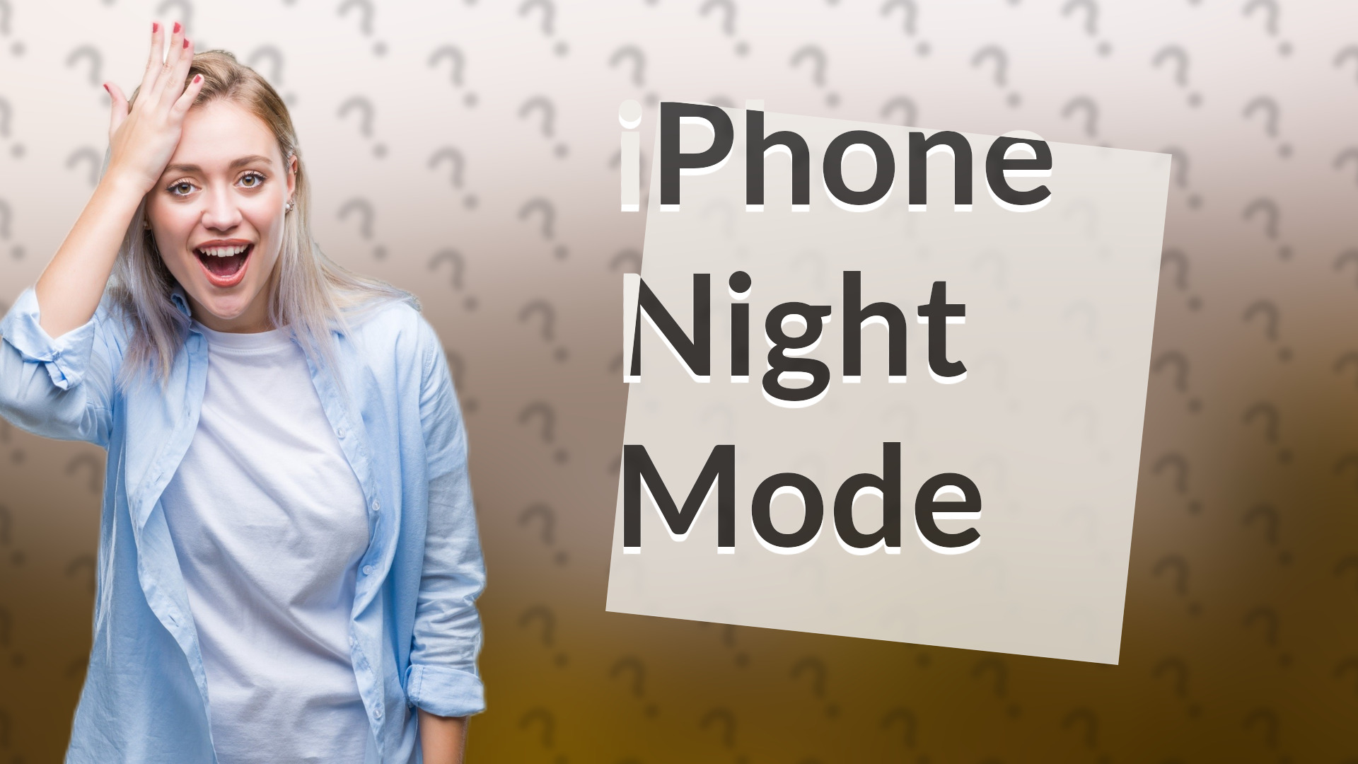 iPhone Night Mode