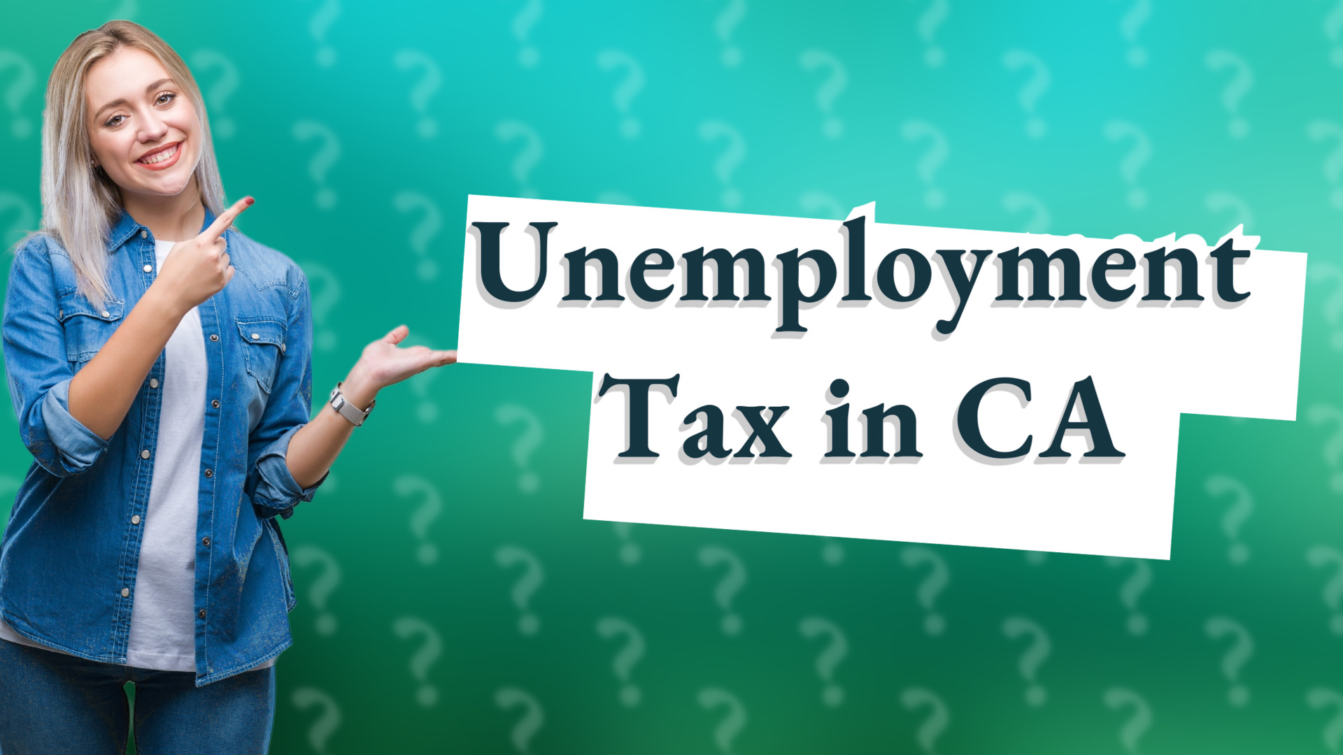 Unemployment Tax in CA