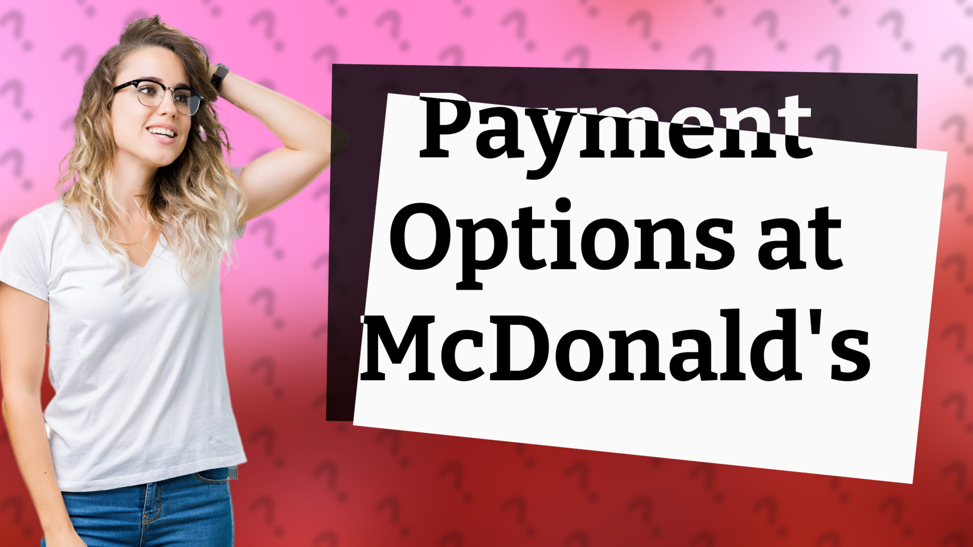 Payment Options at McDonald's