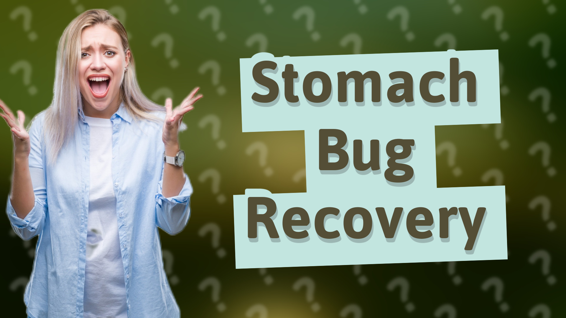 Stomach Bug Recovery