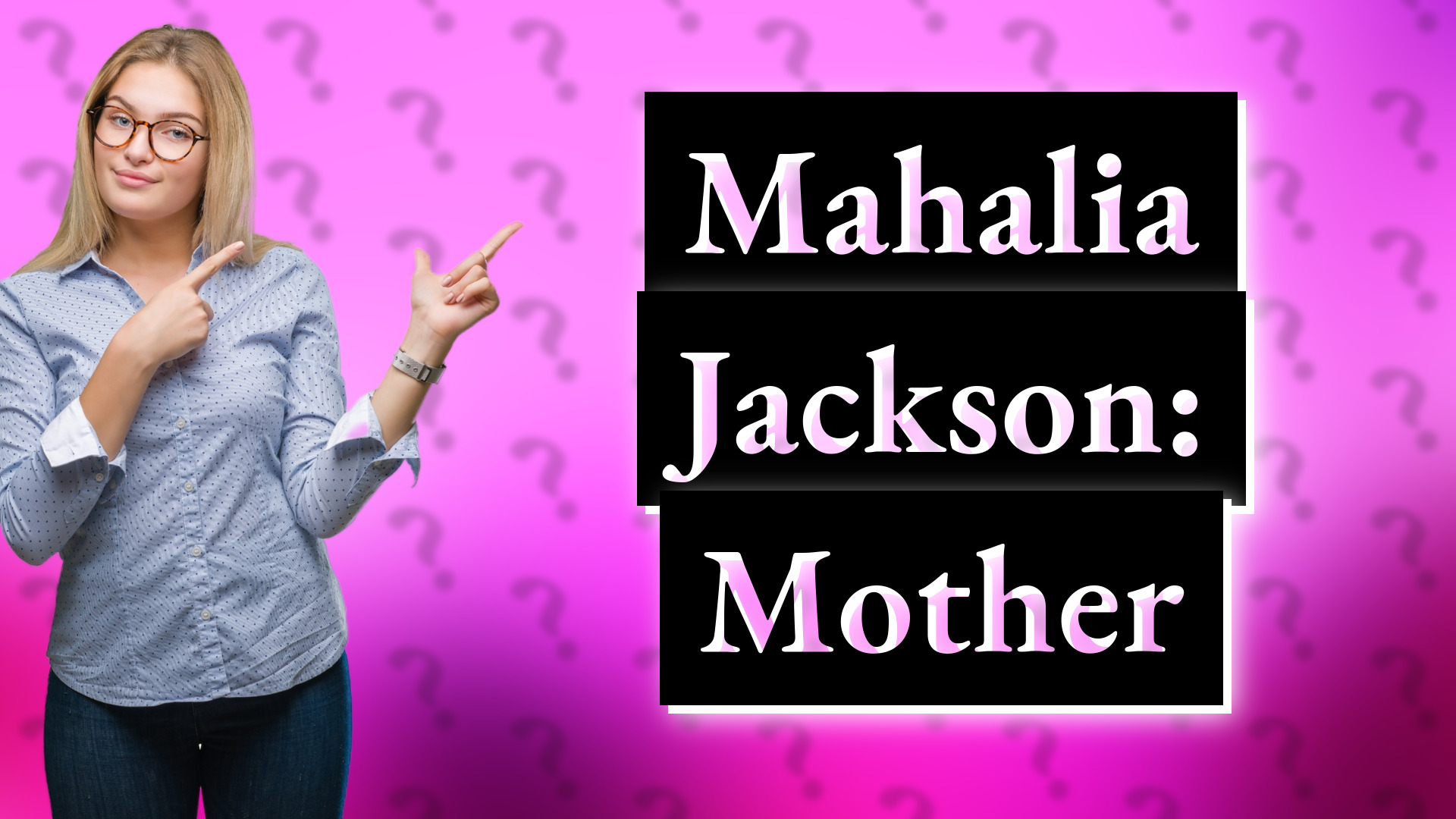 Mahalia Jackson: Mother