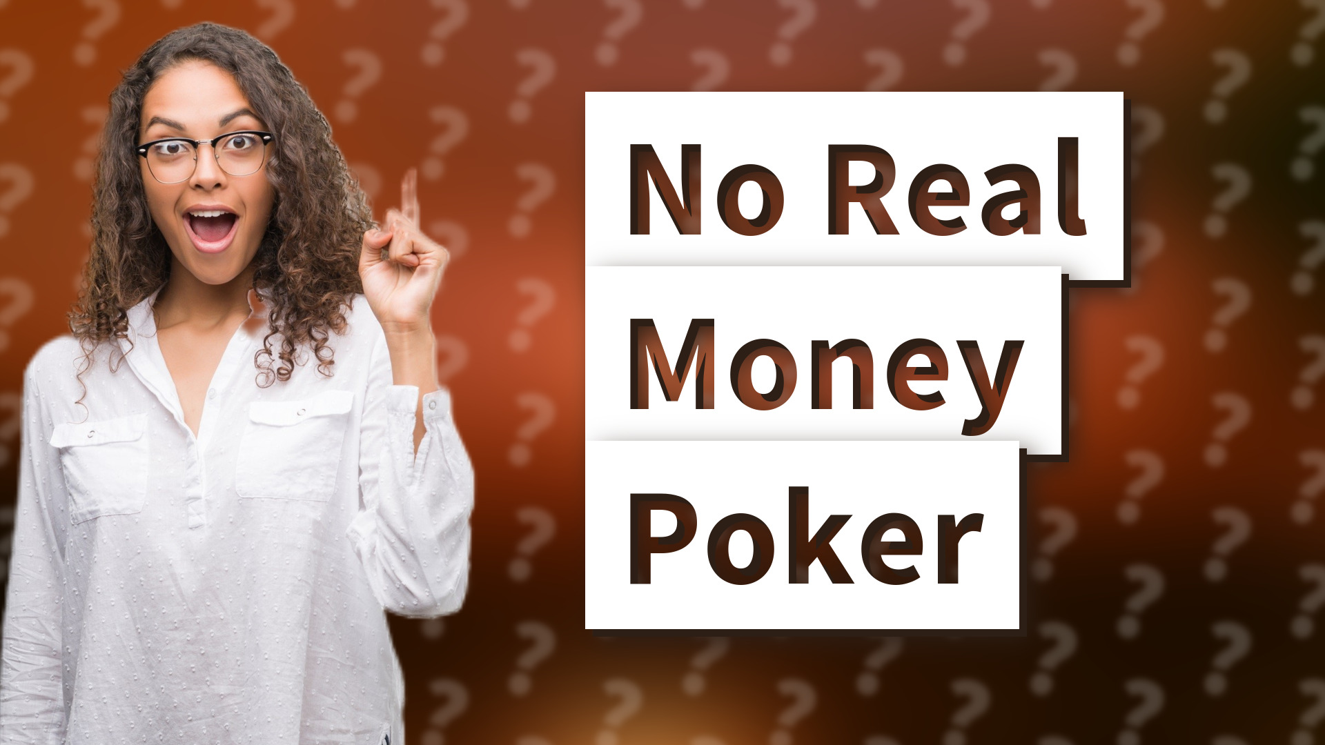 No Real Money Poker