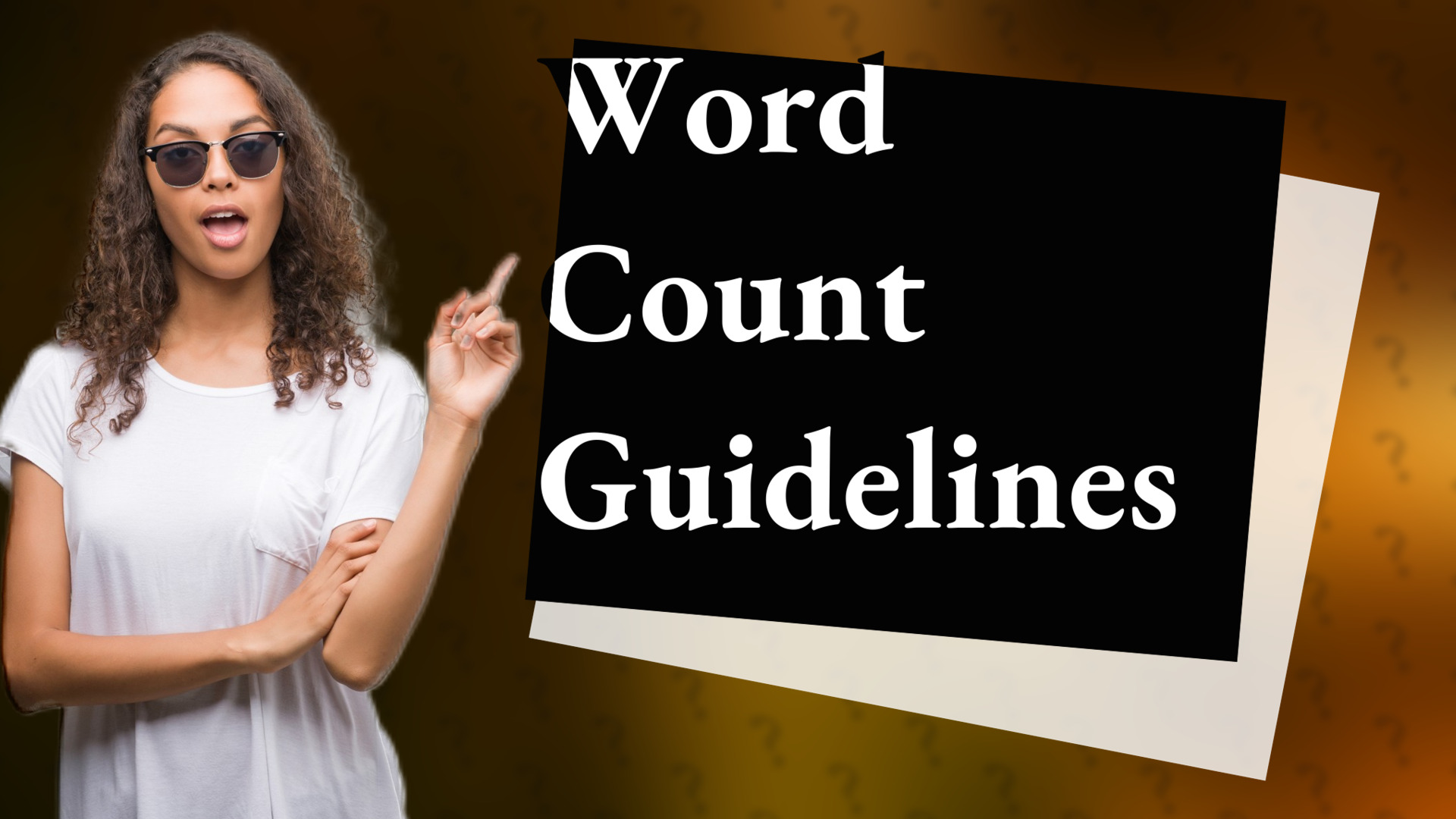 Word Count Guidelines