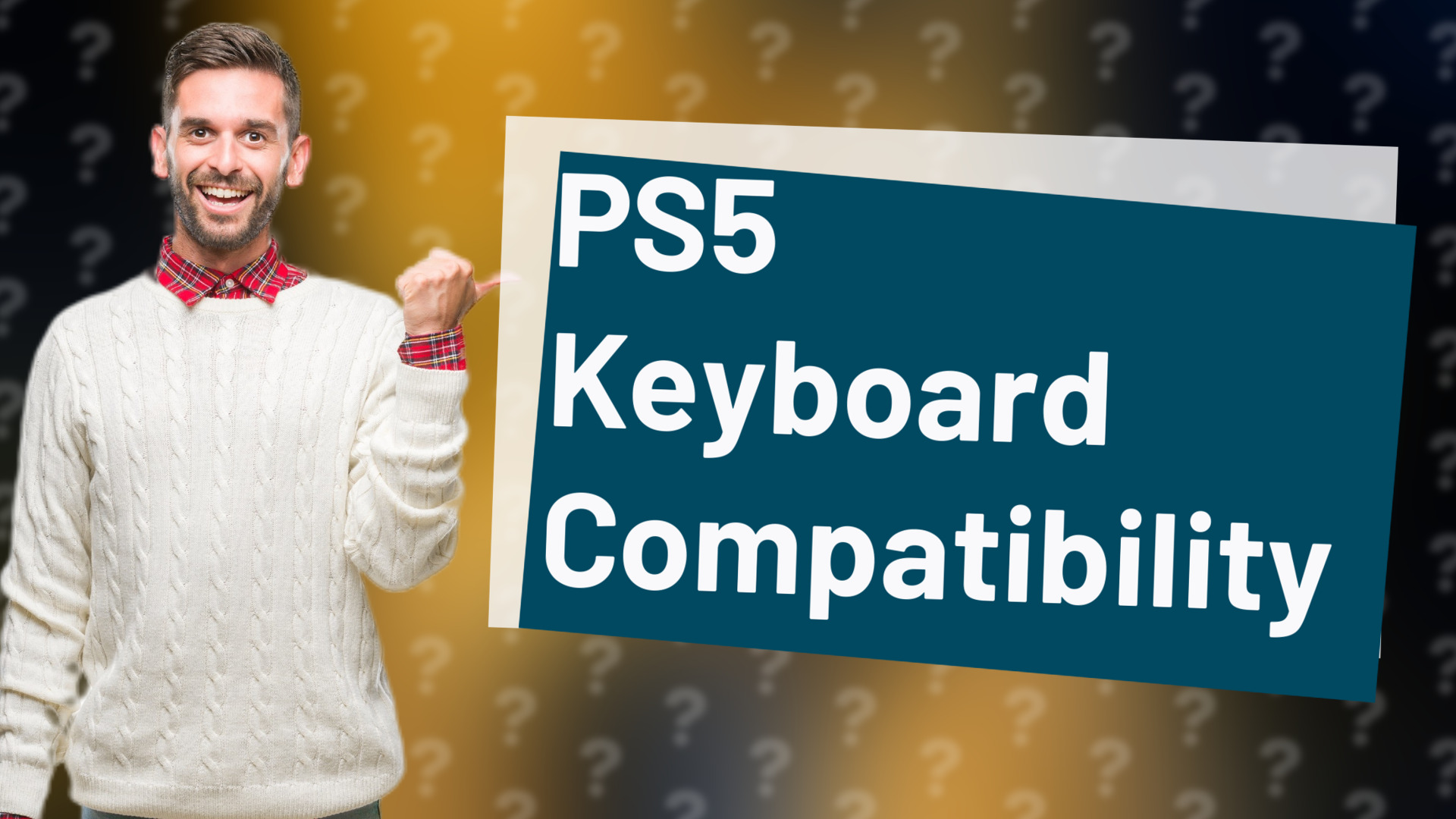 PS5 Keyboard Compatibility