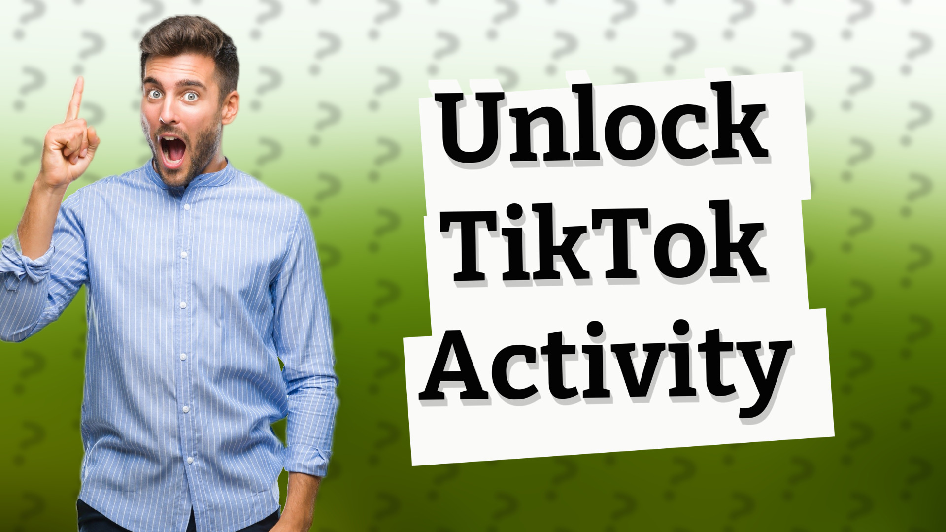 Unlock TikTok Activity