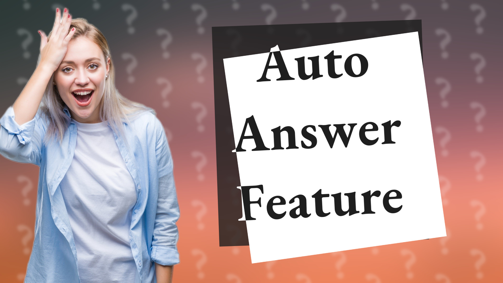 Auto Answer Feature