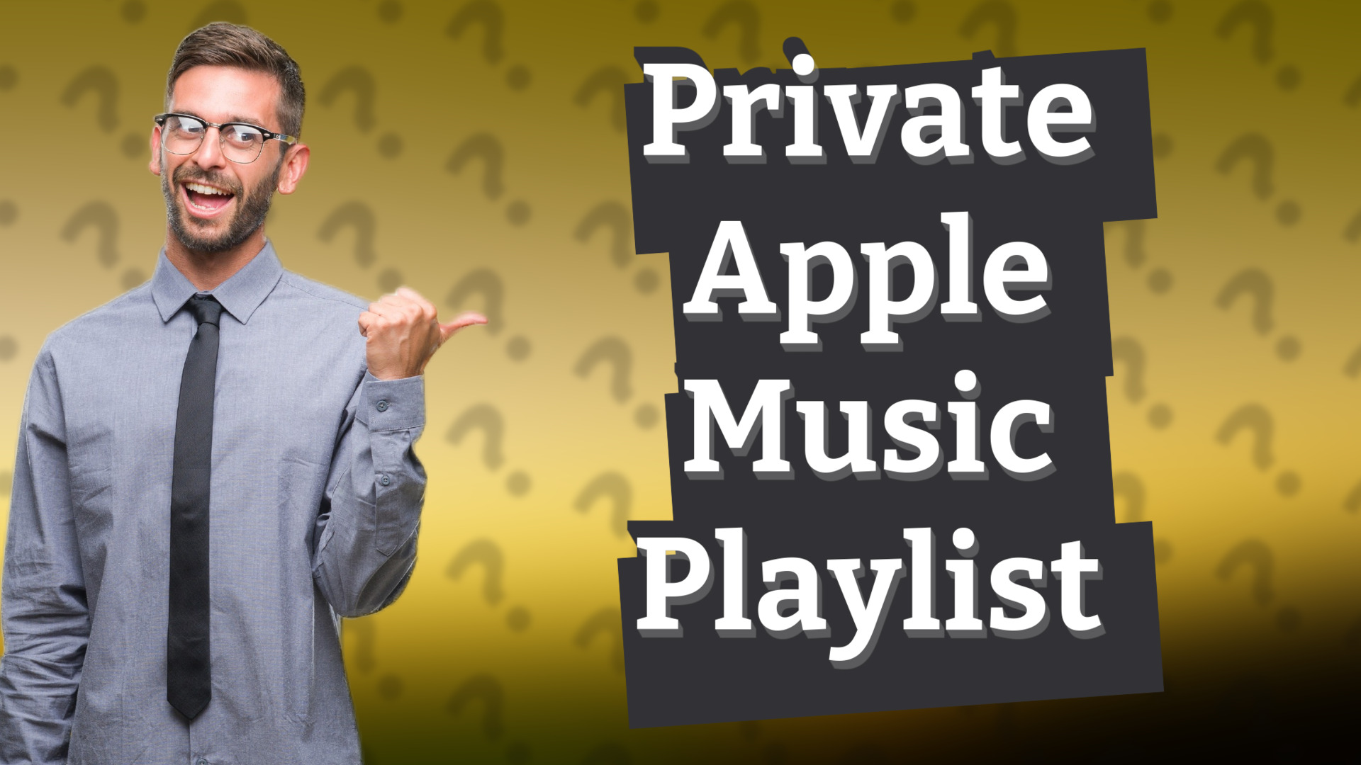 Private Apple Music Playlist