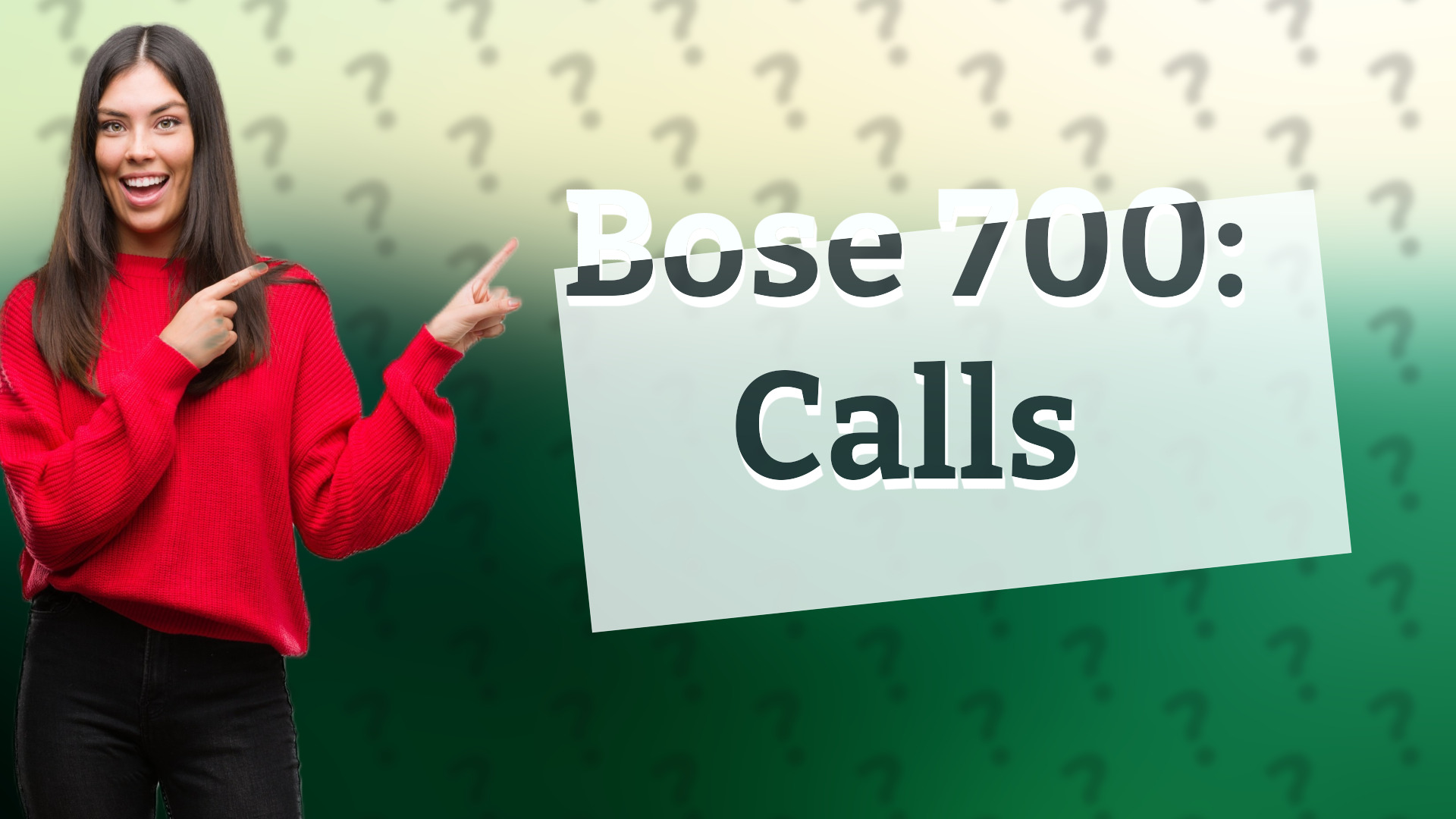 Bose 700: Calls
