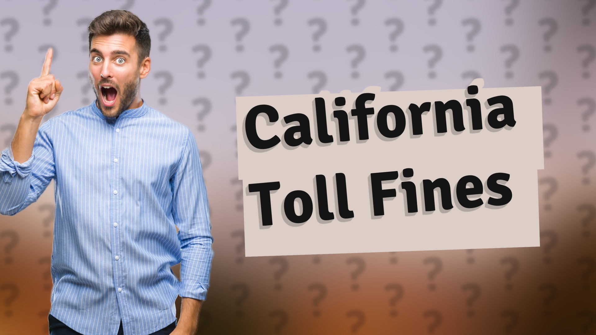 California Toll Fines