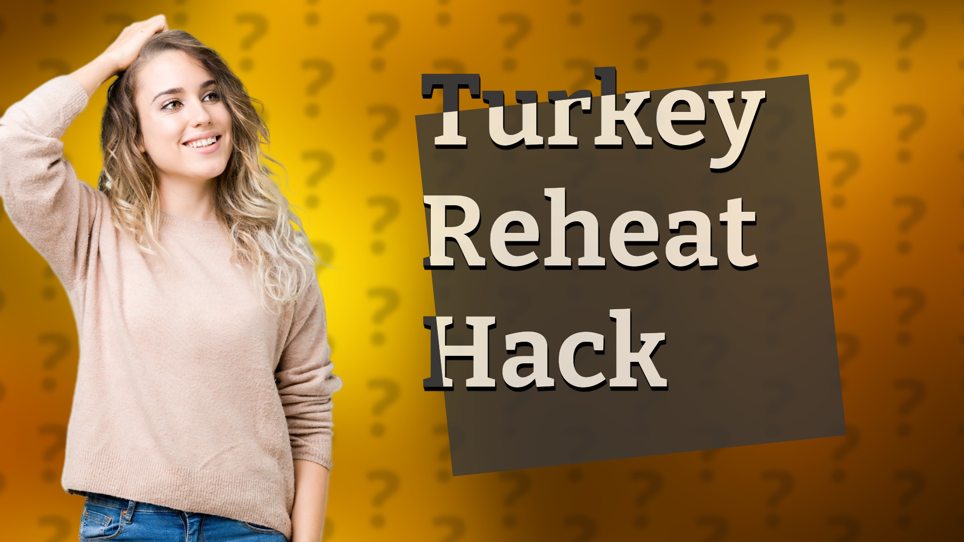 Turkey Reheat Hack