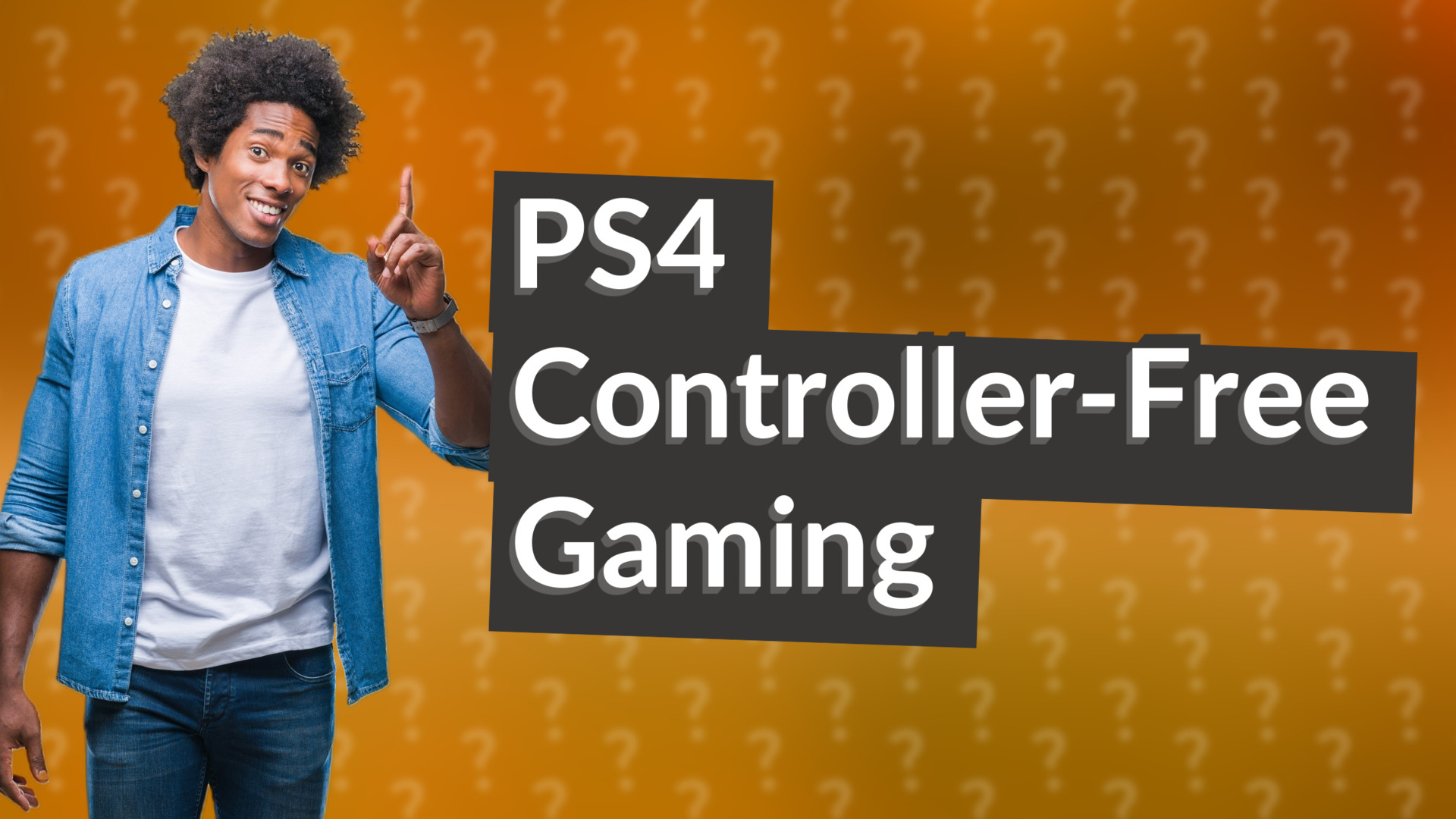 PS4 Controller-Free Gaming
