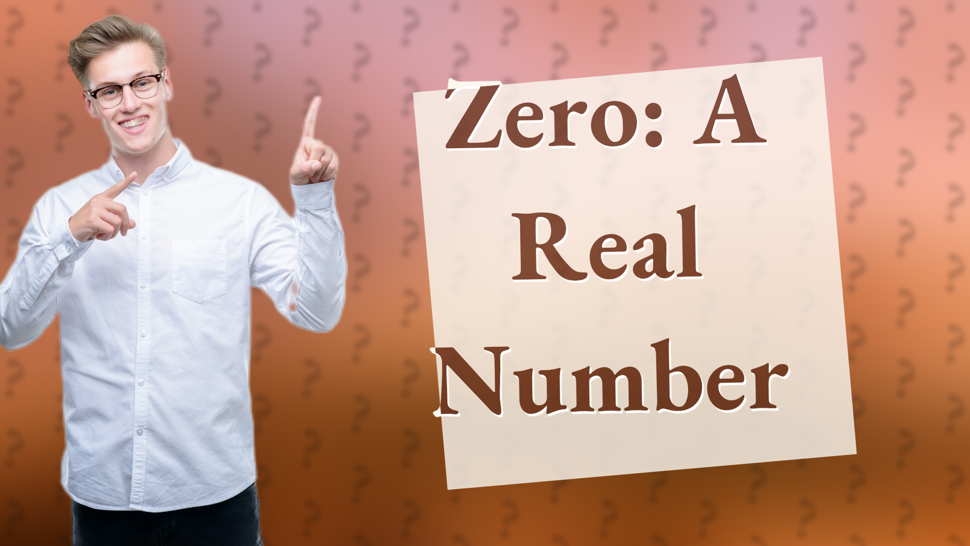 Zero: A Real Number