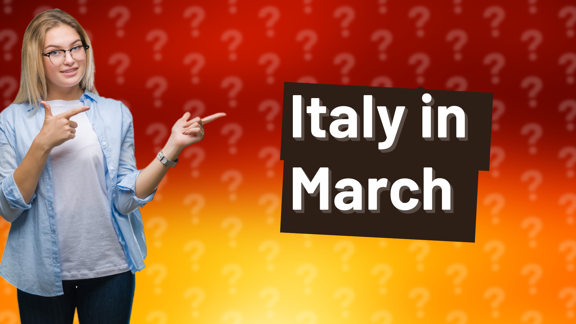 Italy in March