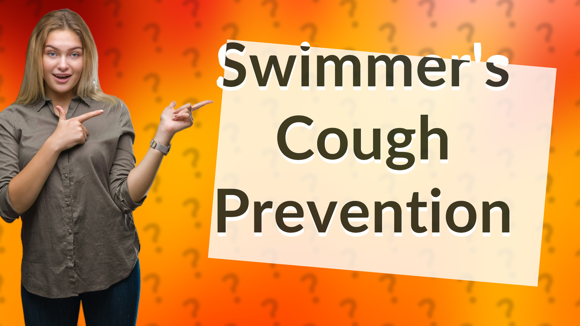 Swimmer's Cough Prevention