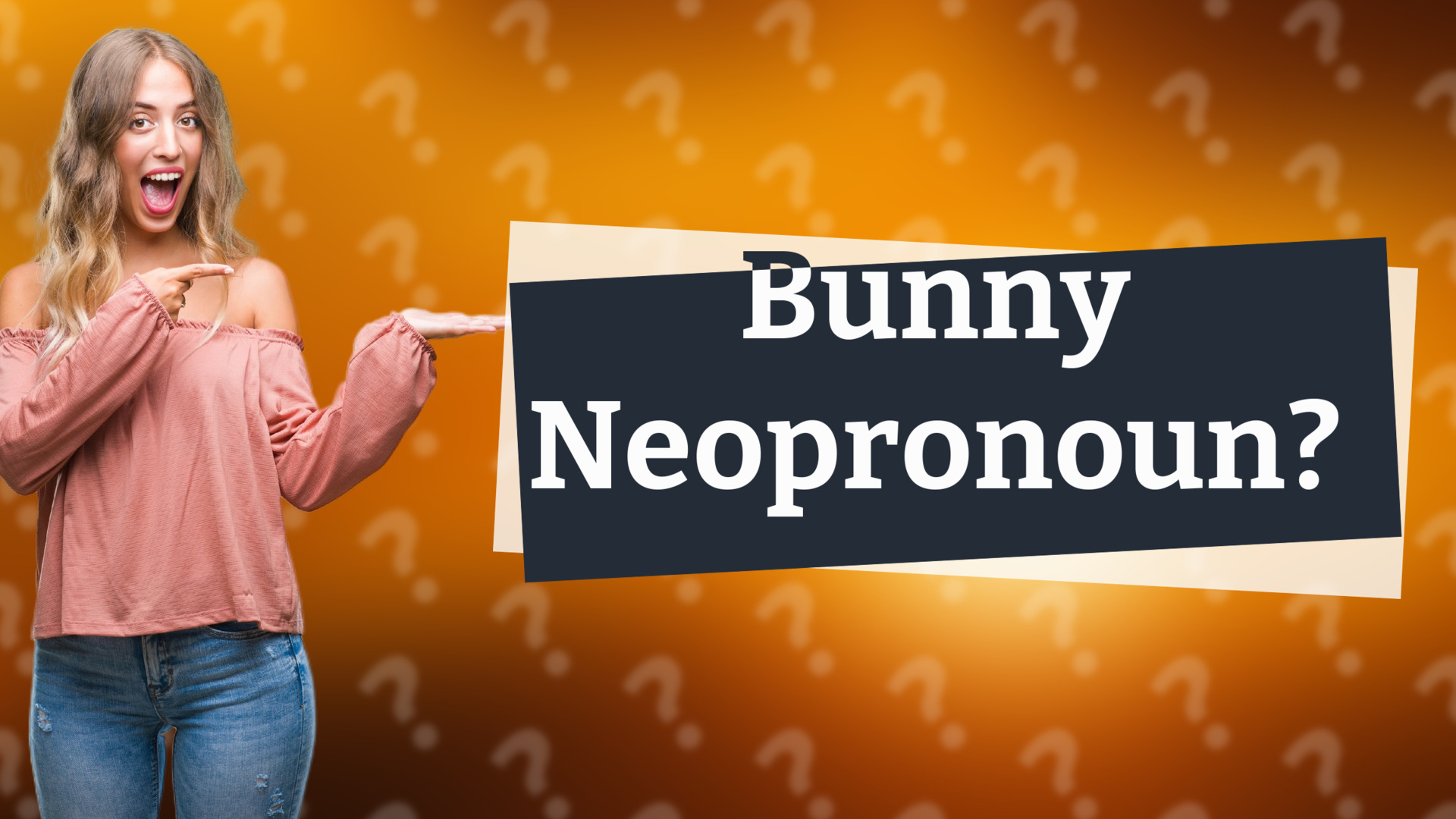 Bunny Neopronoun?