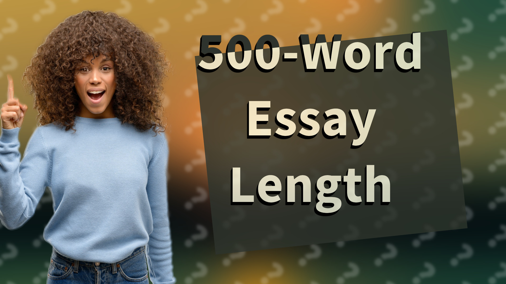500-Word Essay Length