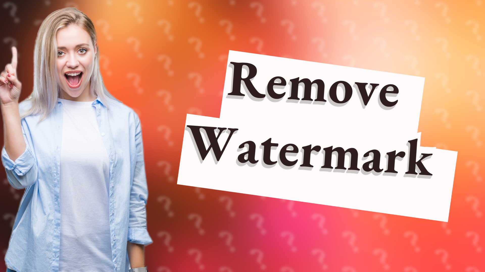 Remove Watermark