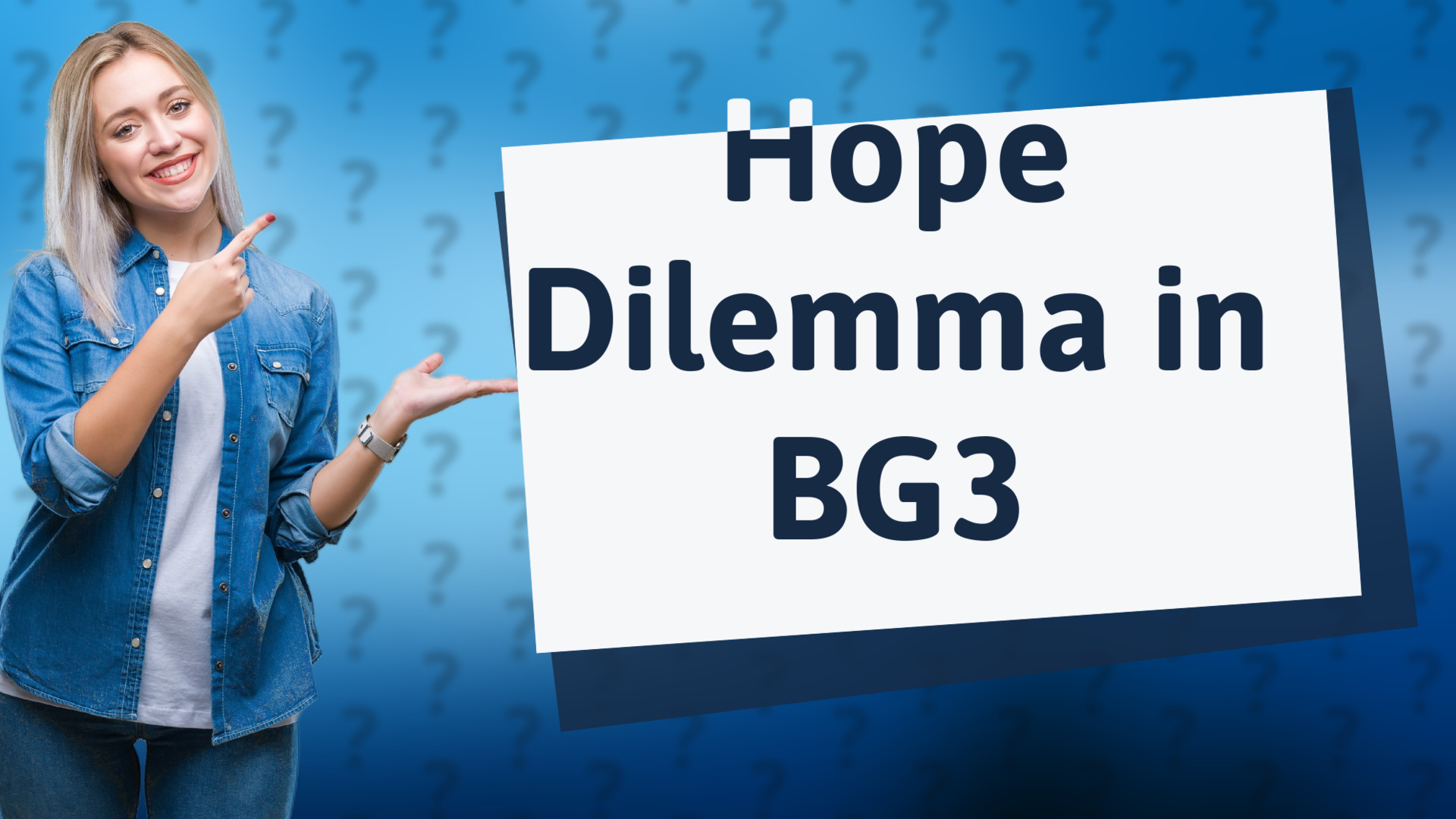 Hope Dilemma in BG3