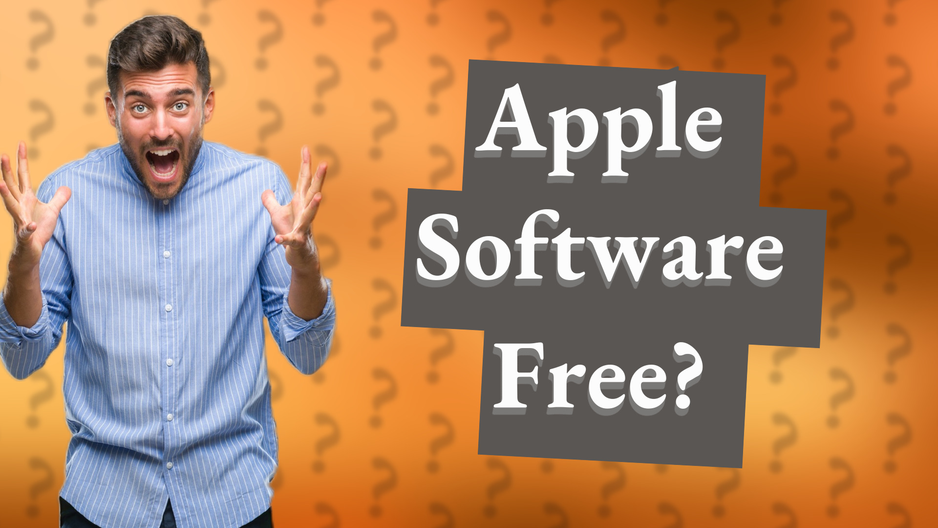 Apple Software Free?