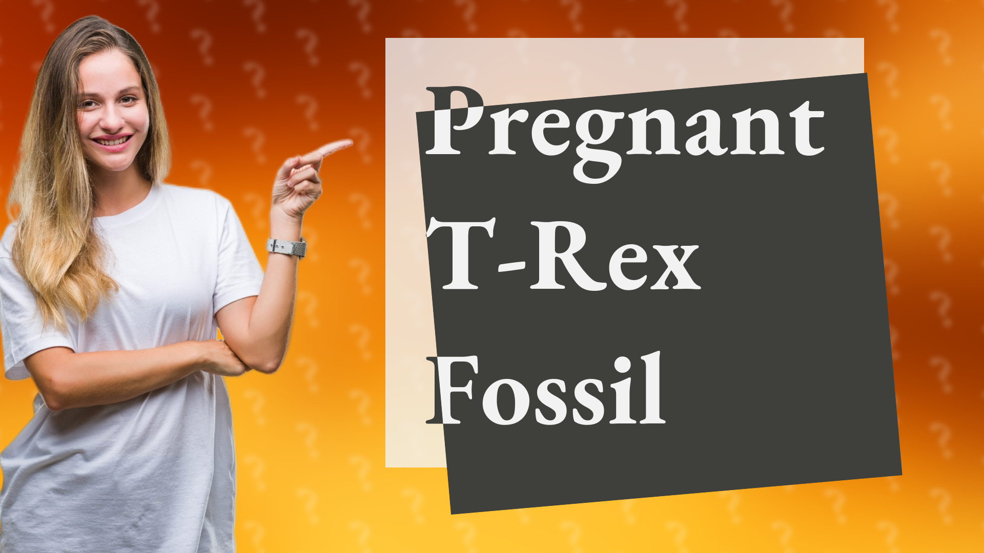 Pregnant T-Rex Fossil