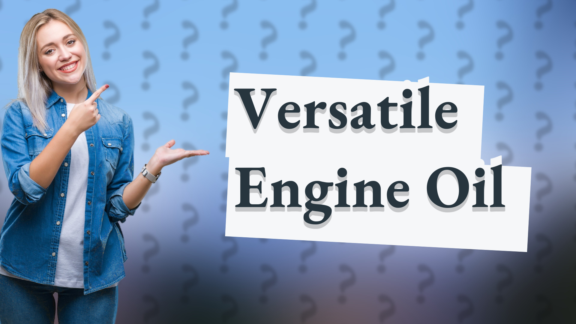 Versatile Engine Oil