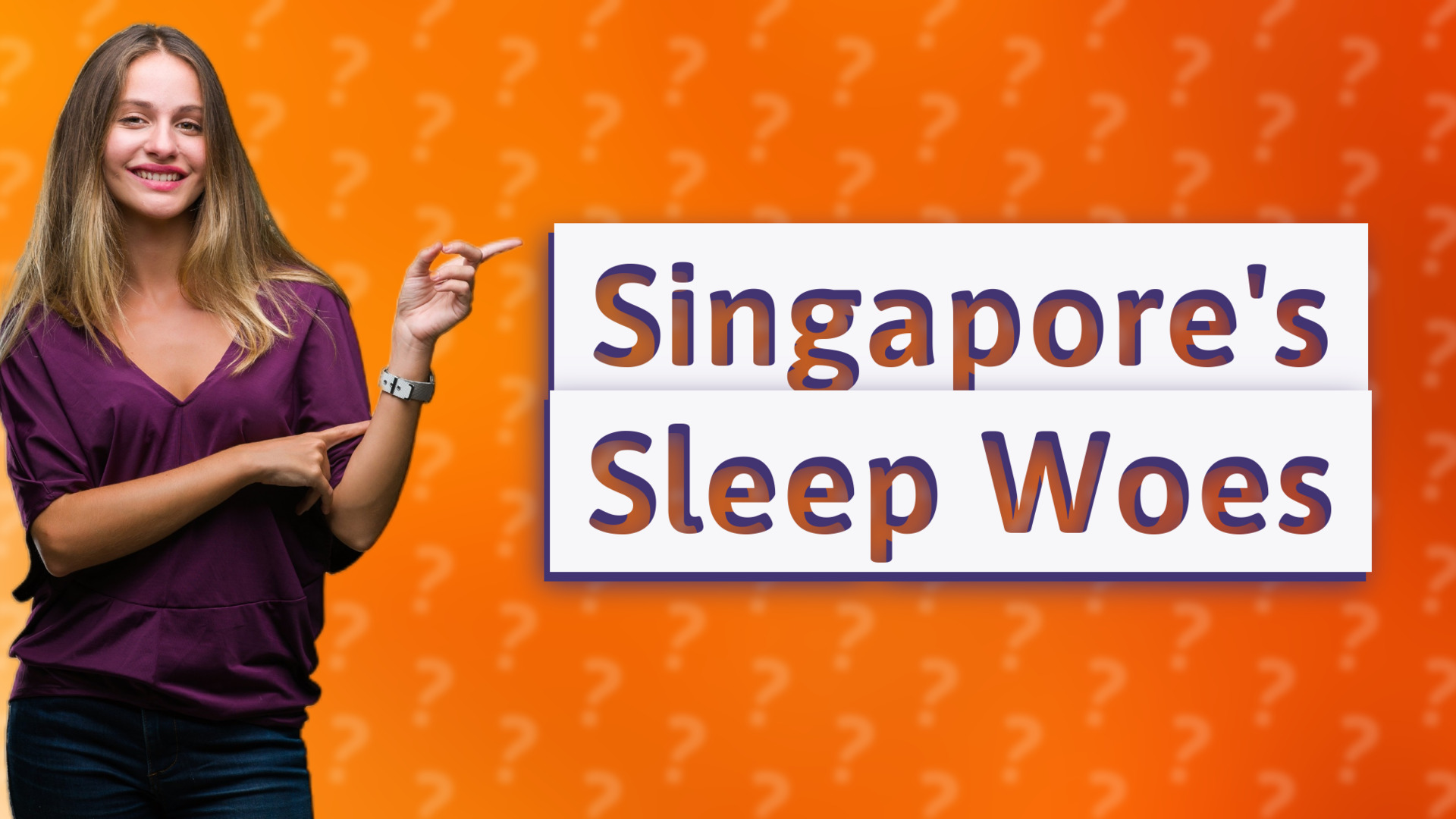 Singapore's Sleep Woes