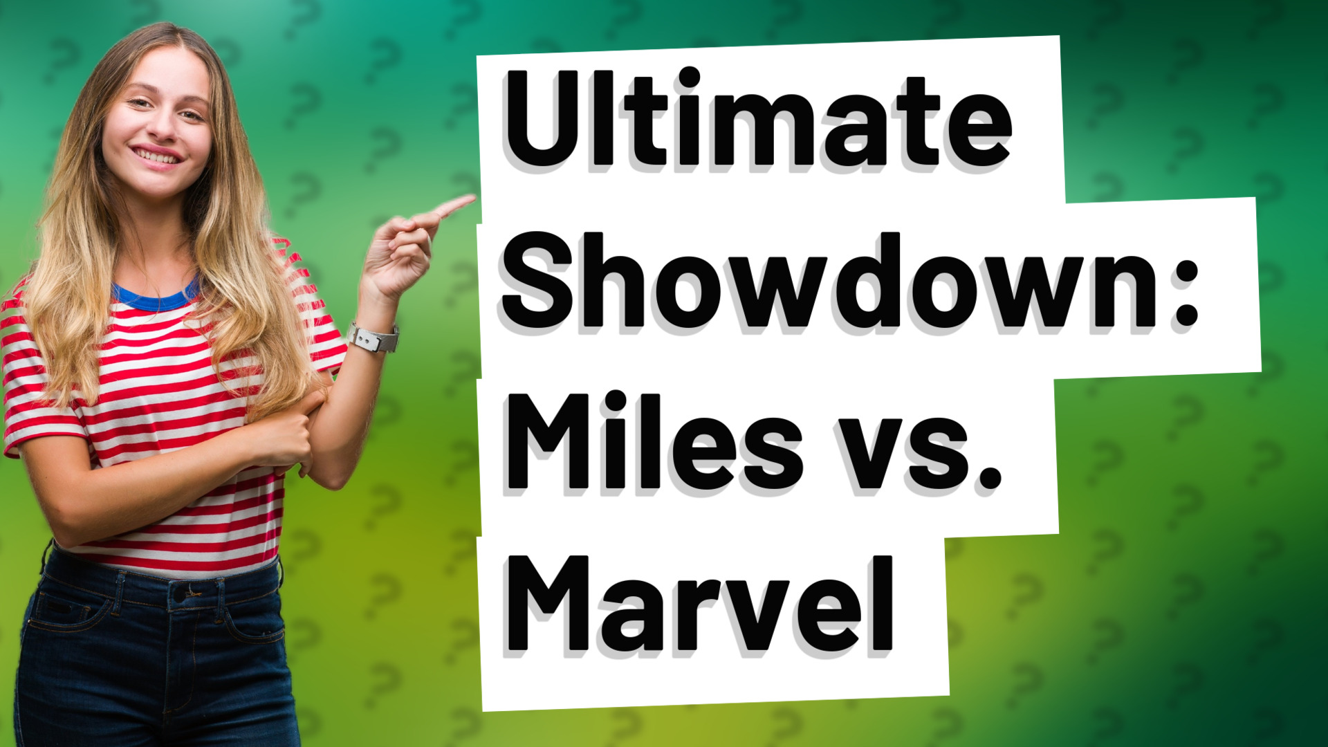 Ultimate Showdown: Miles vs. Marvel