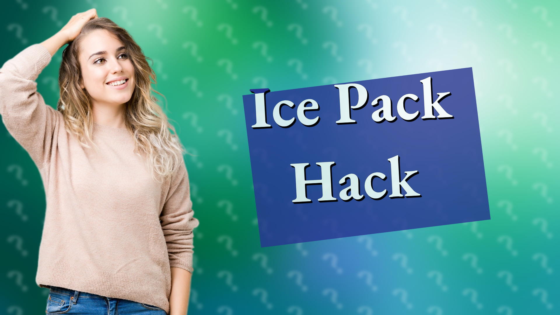 Ice Pack Hack