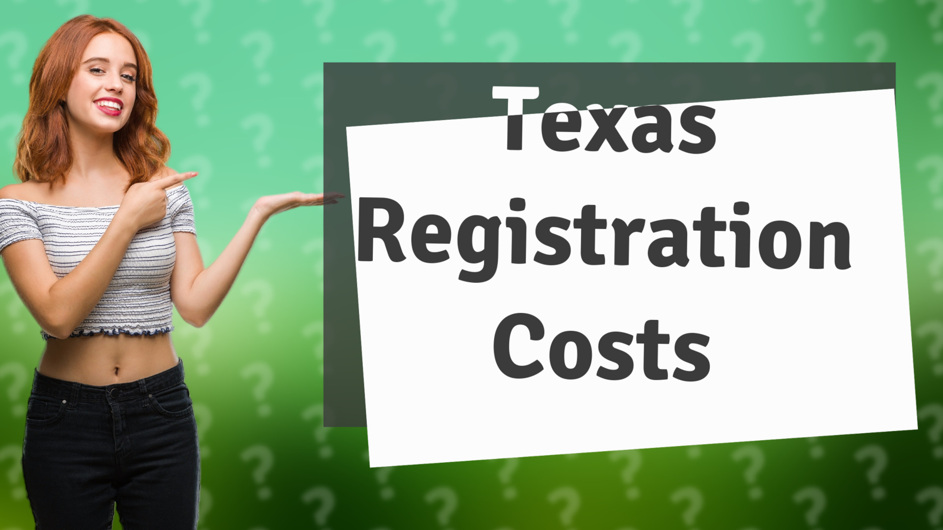 Texas Registration Costs