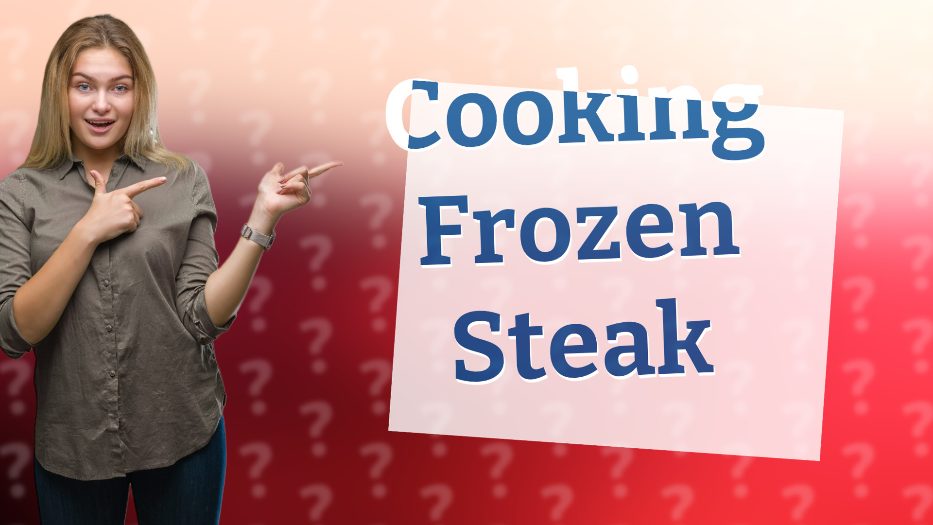 Cooking Frozen Steak