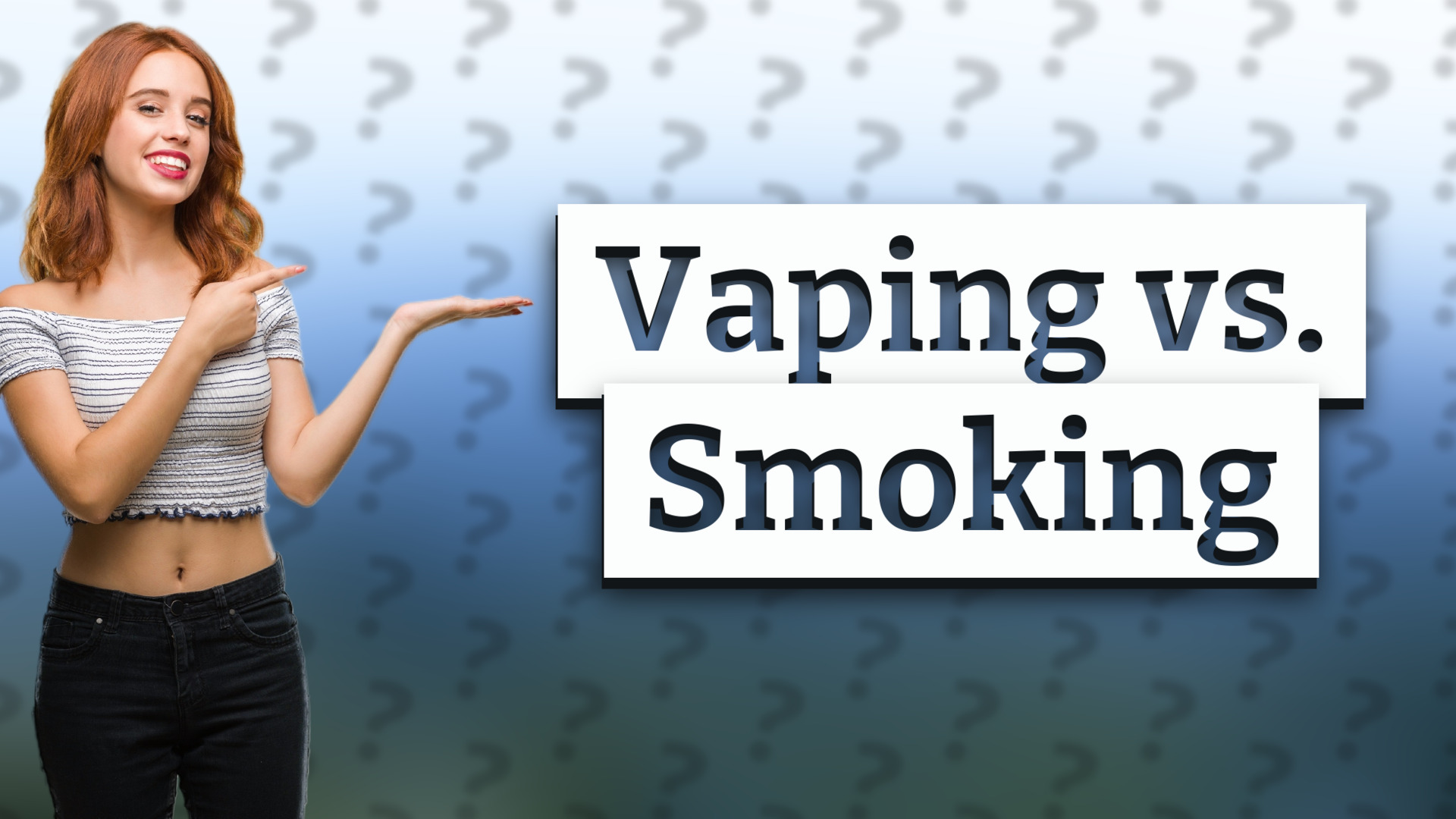 Vaping vs. Smoking