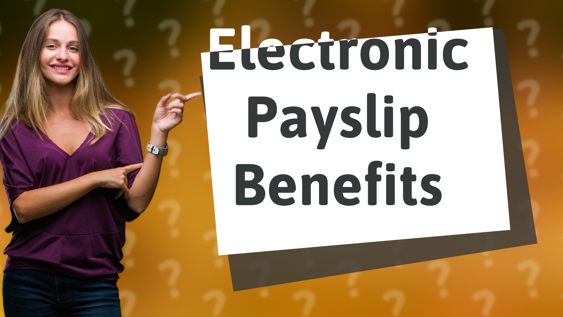 Electronic Payslip Benefits