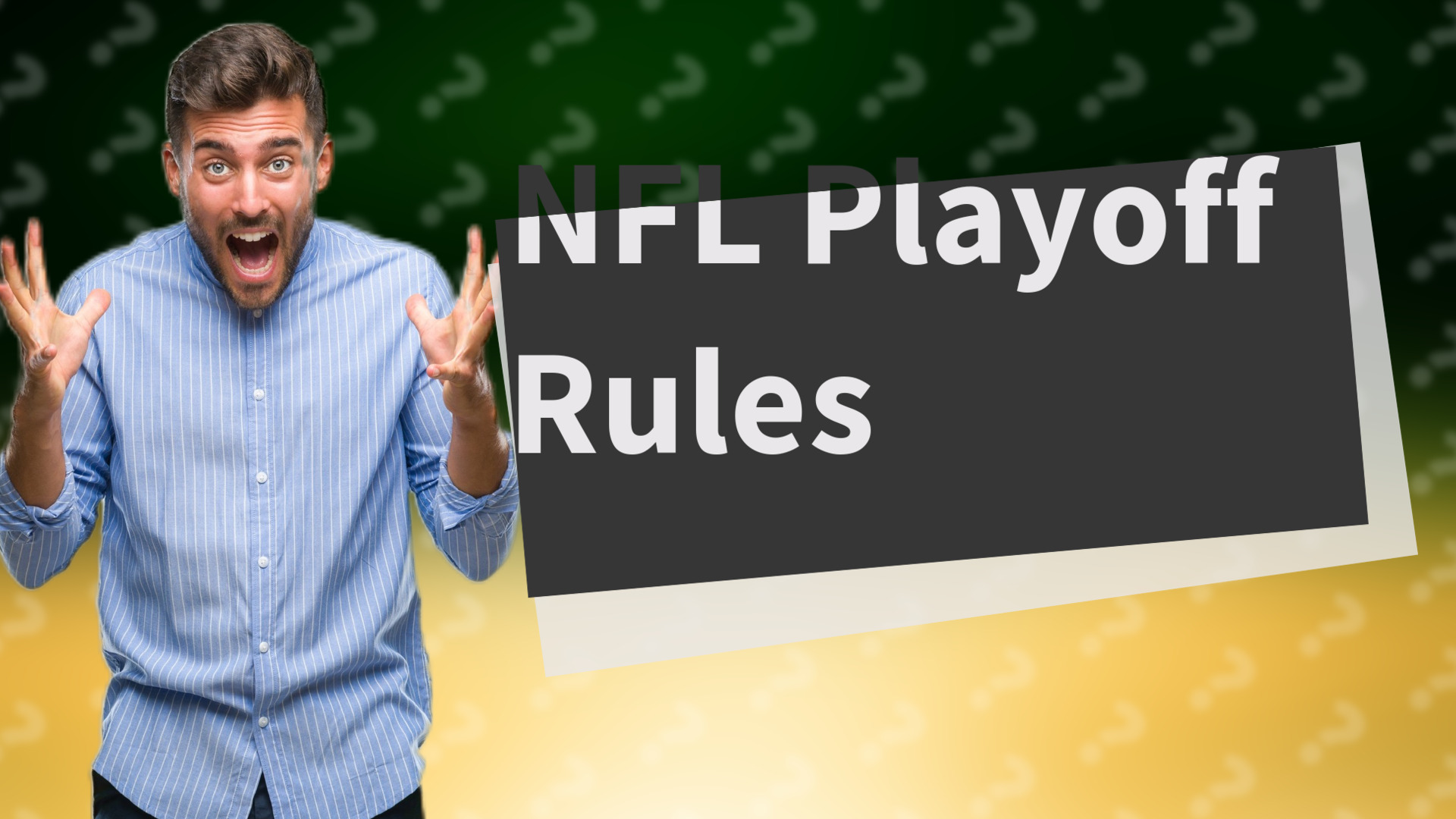 NFL Playoff Rules