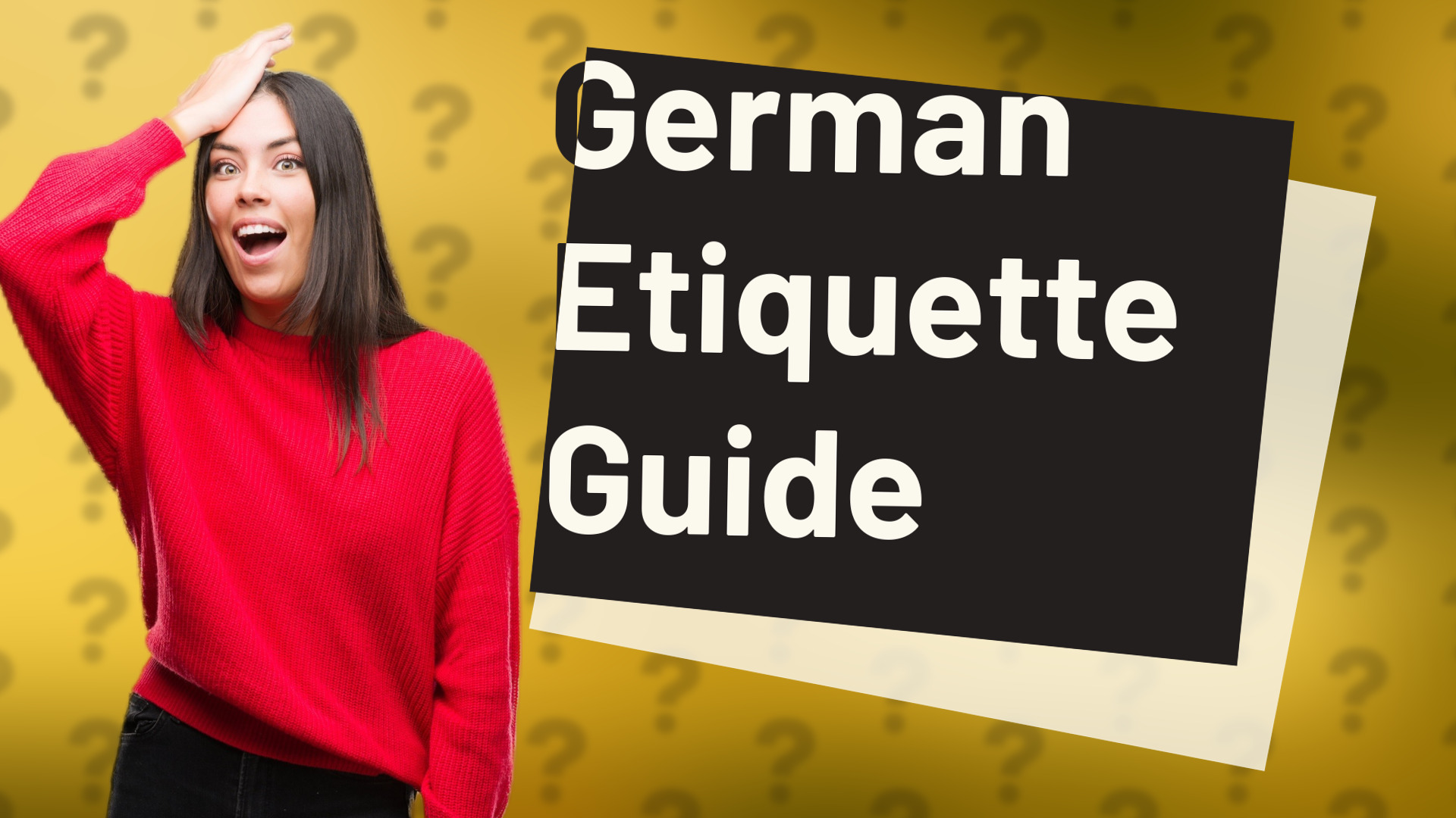 German Etiquette Guide