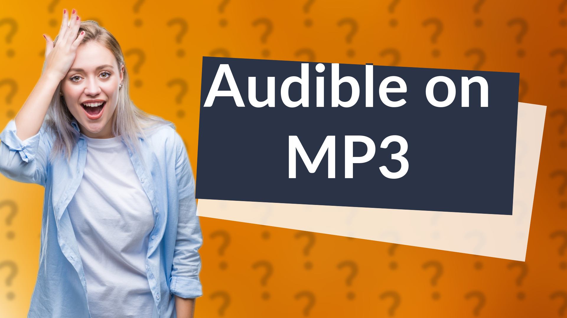 Audible on MP3