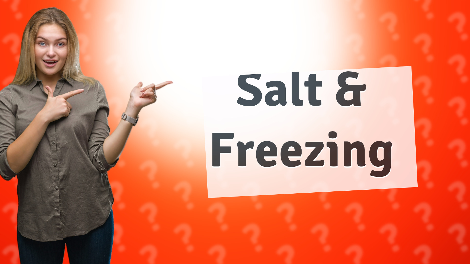 Salt & Freezing