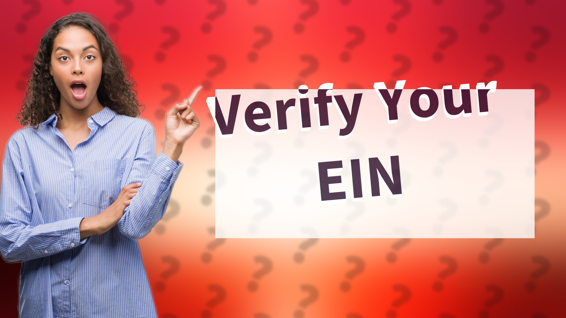 Verify Your EIN