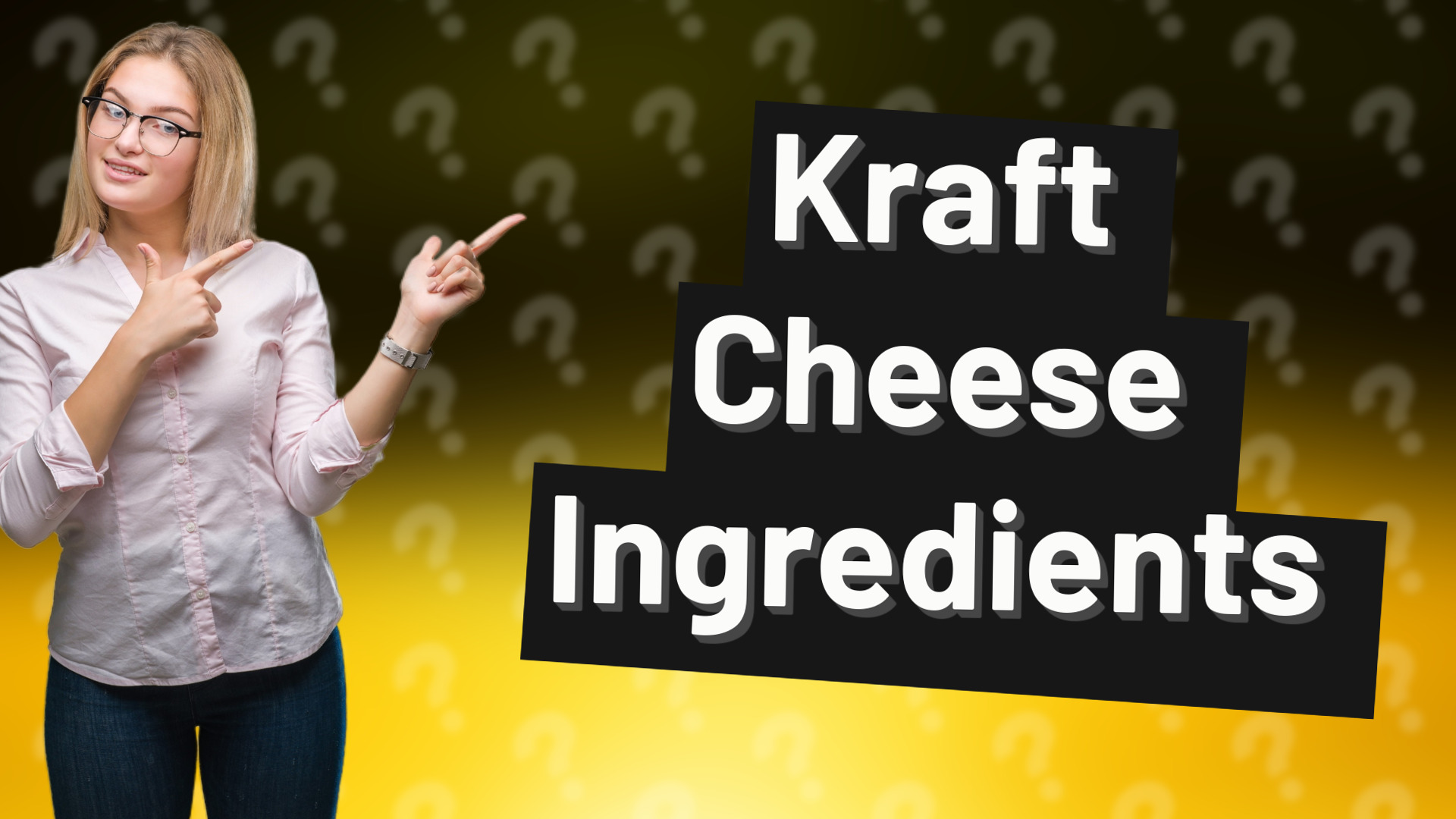 Kraft Cheese Ingredients