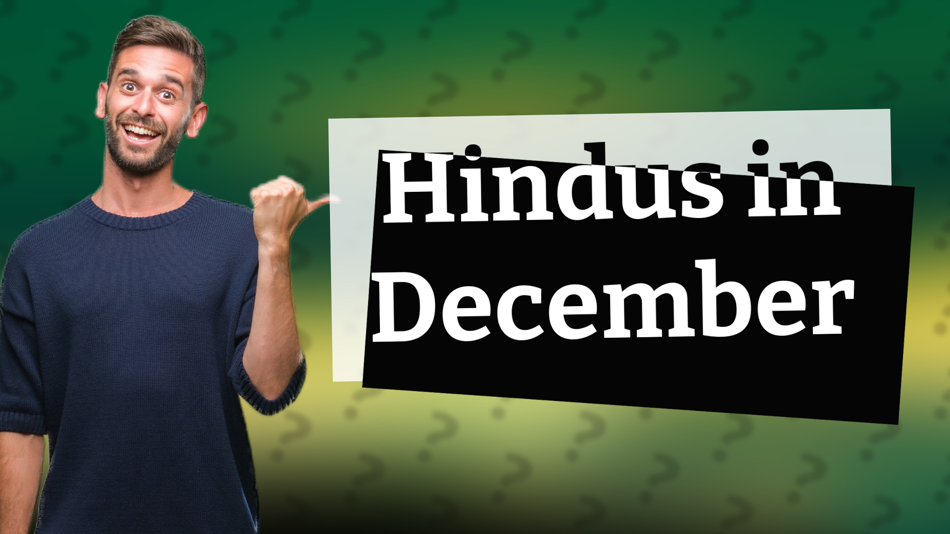 Hindus in December