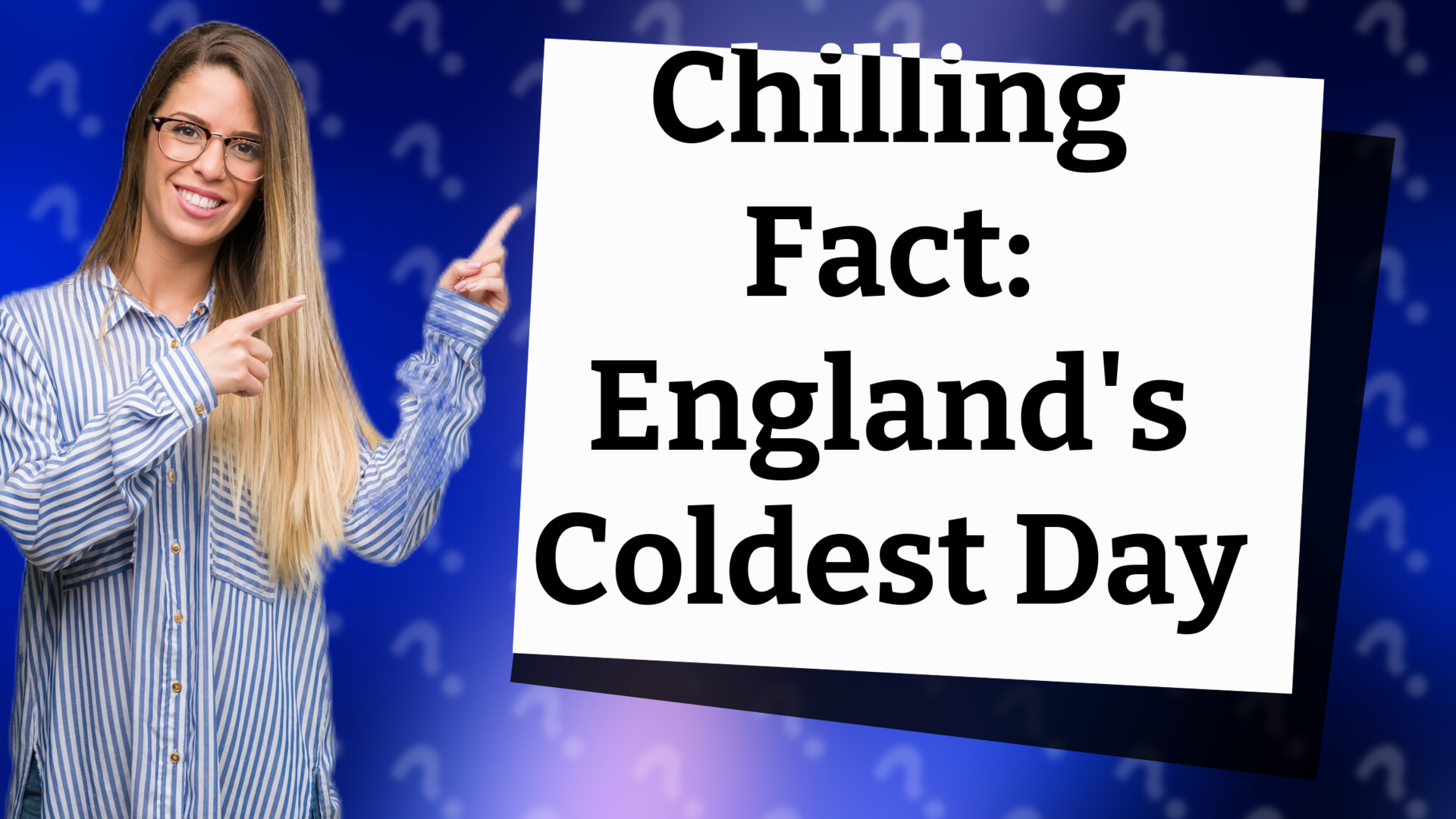 Chilling Fact: England's Coldest Day