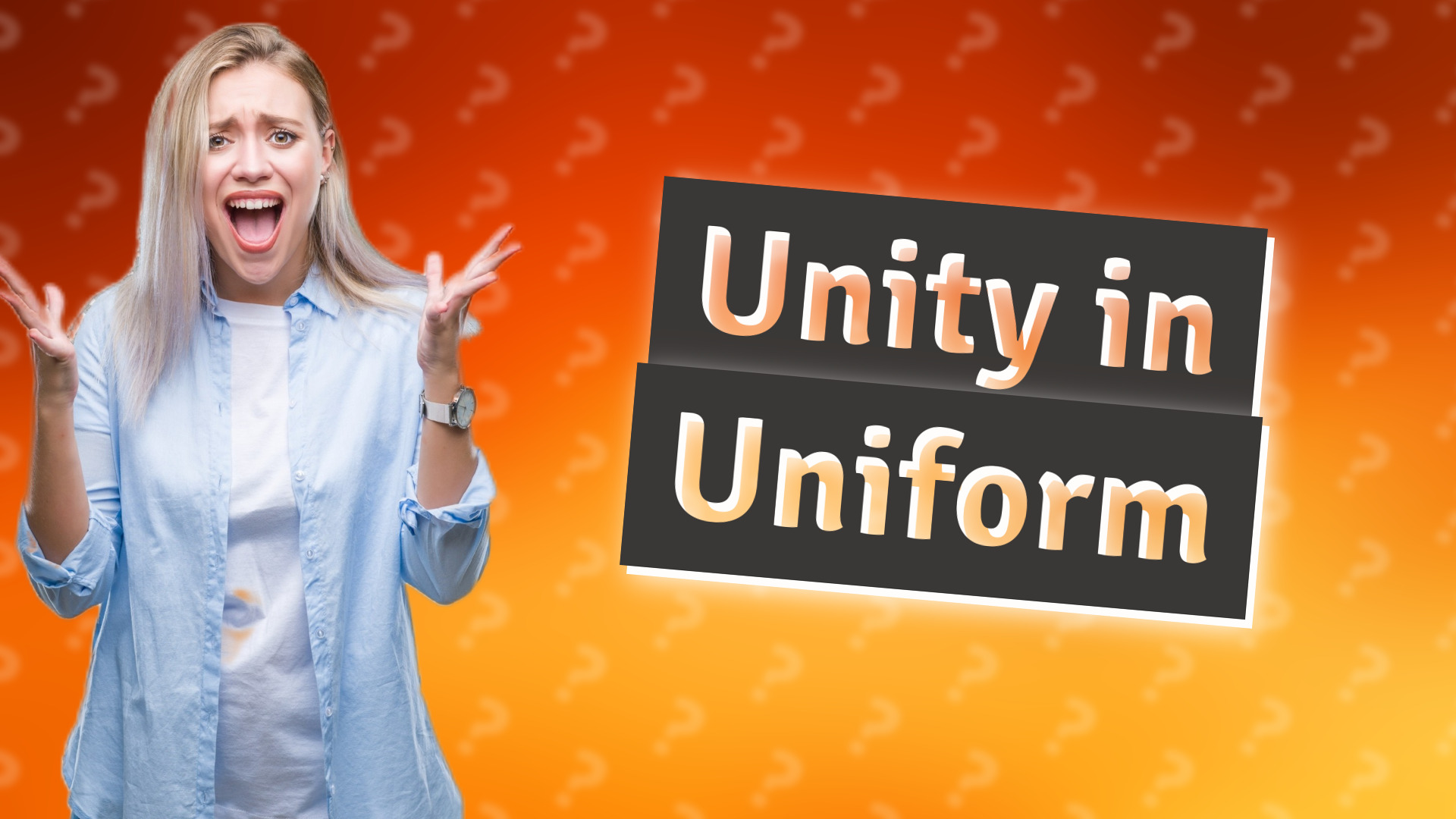 Unity in Uniform