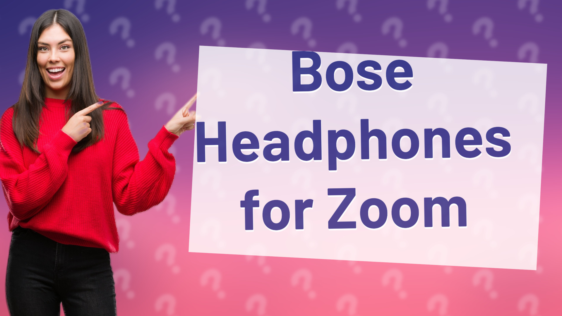 Bose Headphones for Zoom