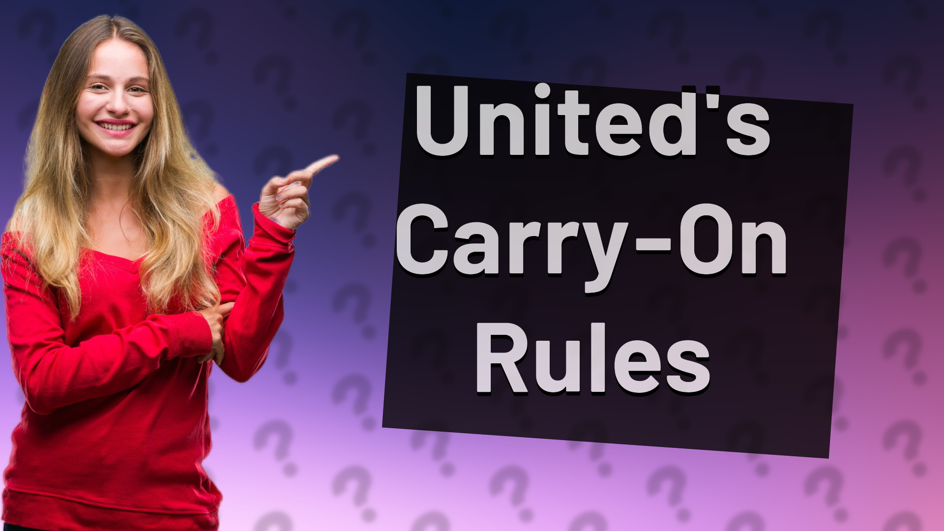 United's Carry-On Rules
