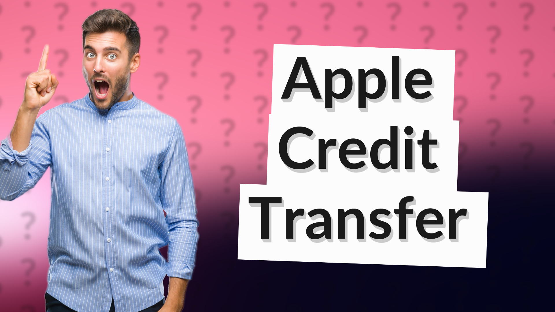 Apple Credit Transfer