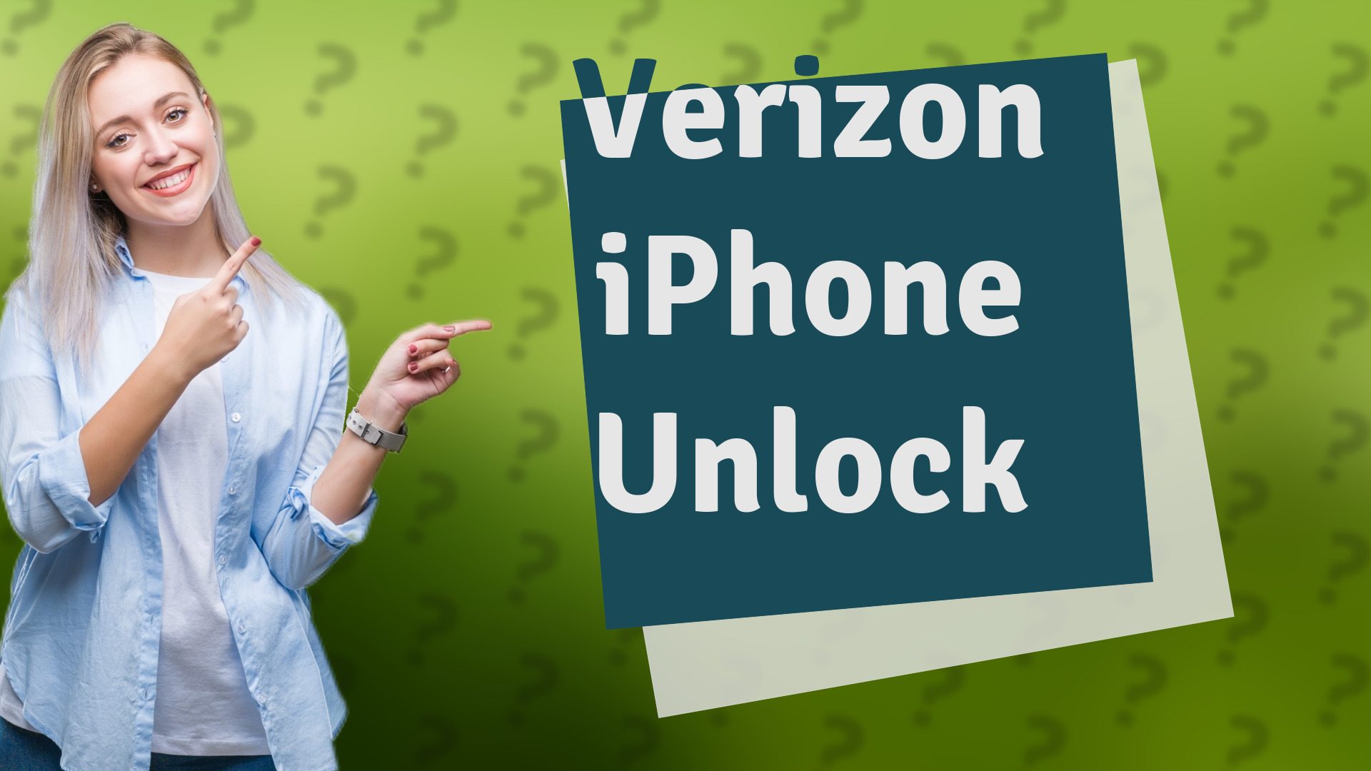 Verizon iPhone Unlock