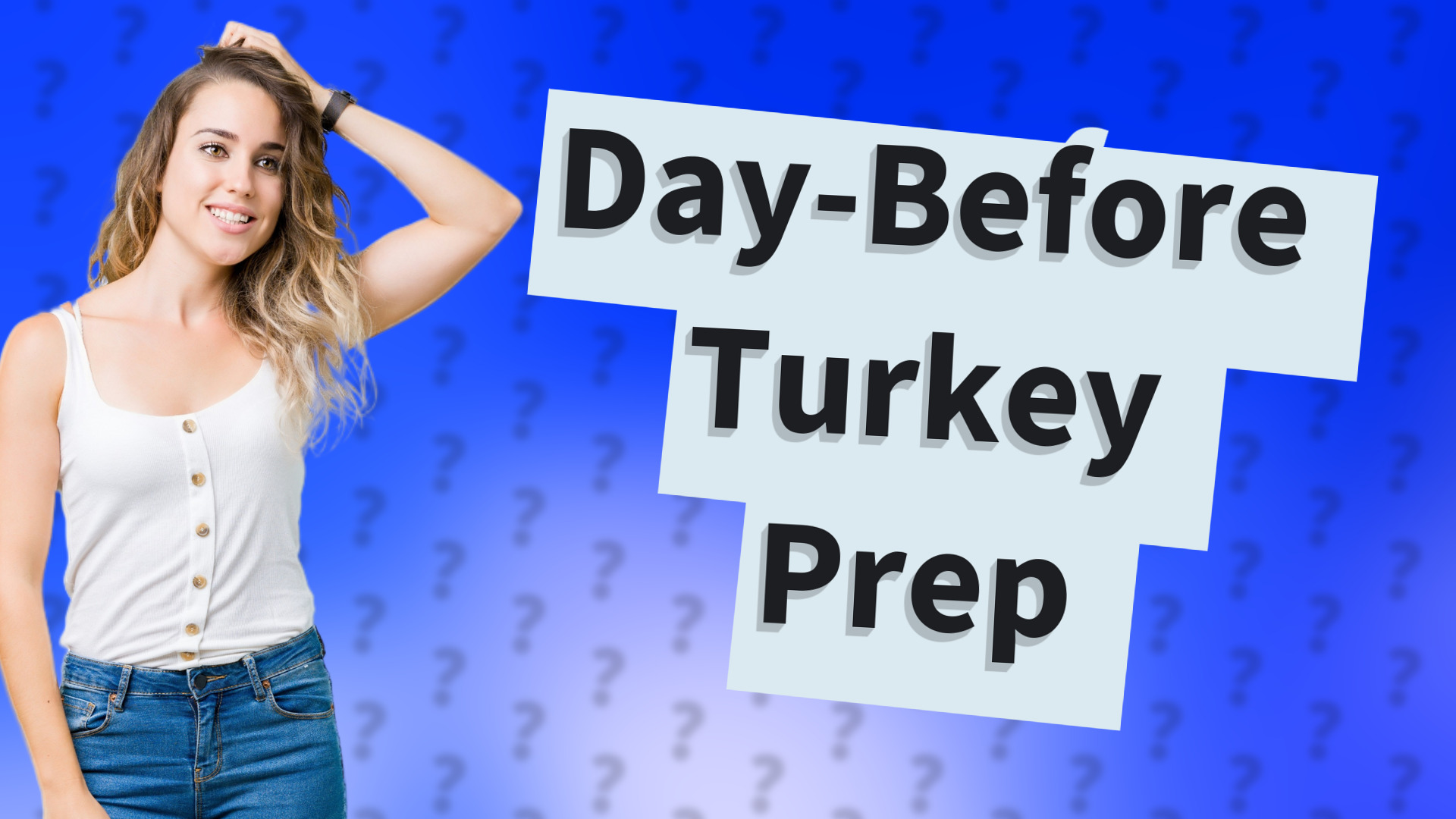 Day-Before Turkey Prep