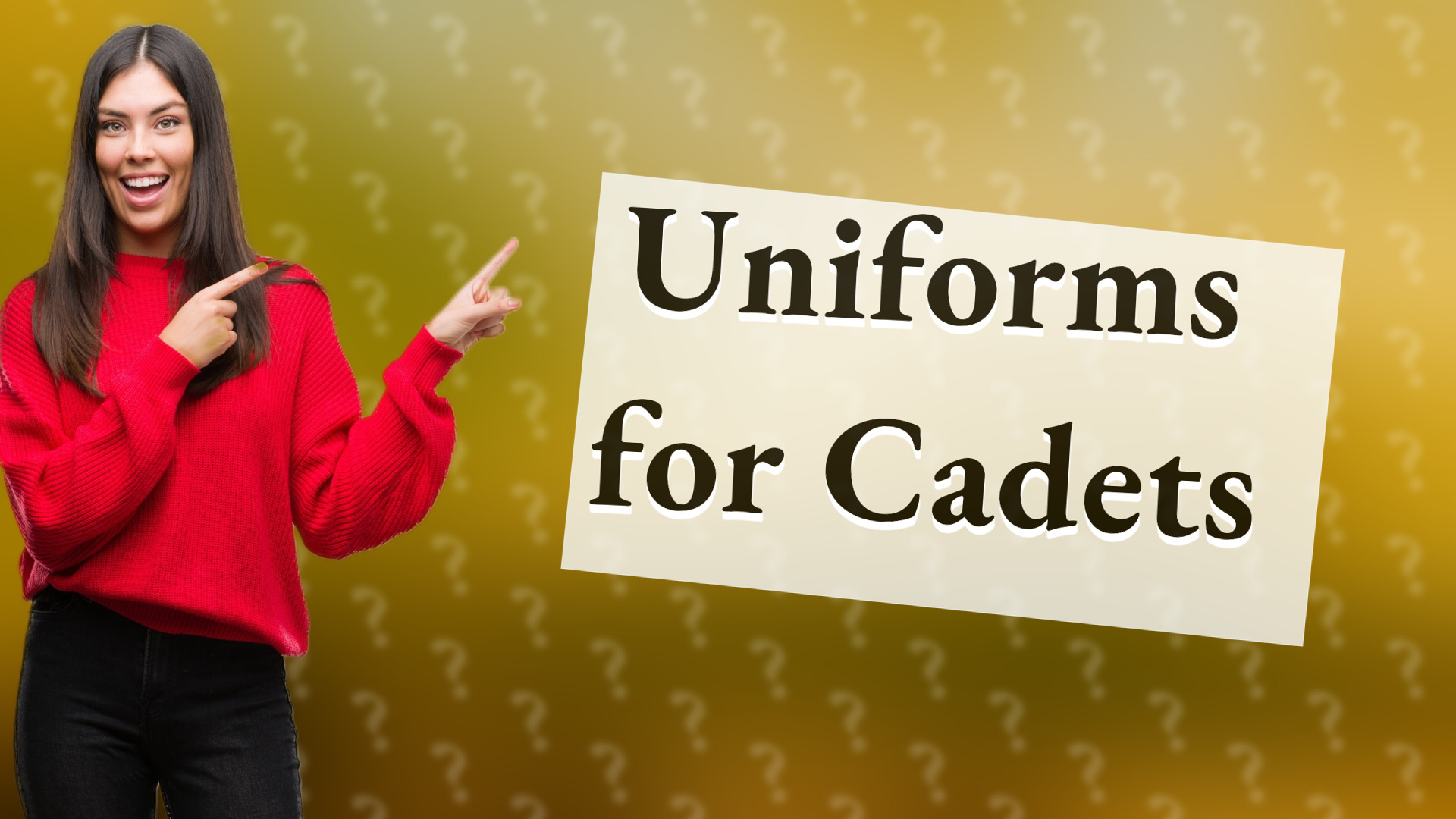 Uniforms for Cadets